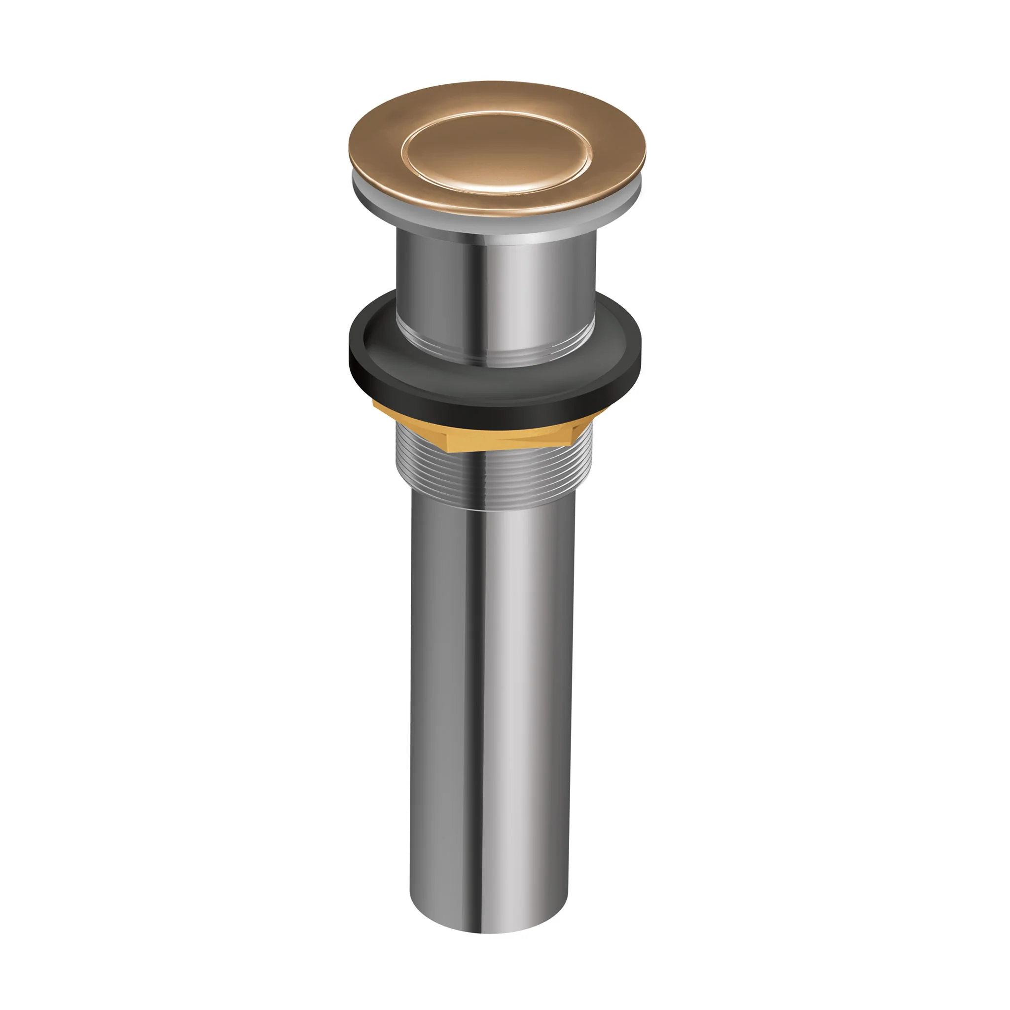 Moen Spring Loaded Push Button Bathroom Drain Assembly (without Overflow) - Image 13