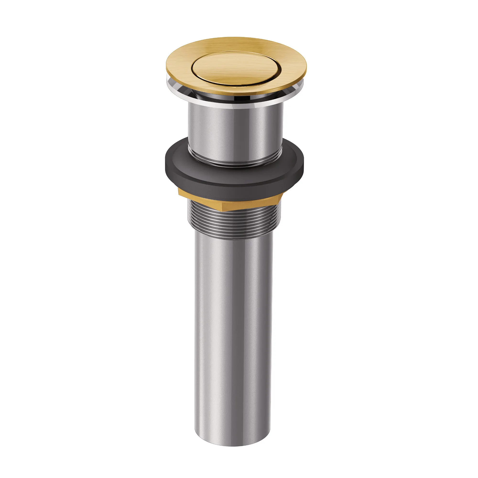 Moen Spring Loaded Push Button Bathroom Drain Assembly (without Overflow) - Image 16