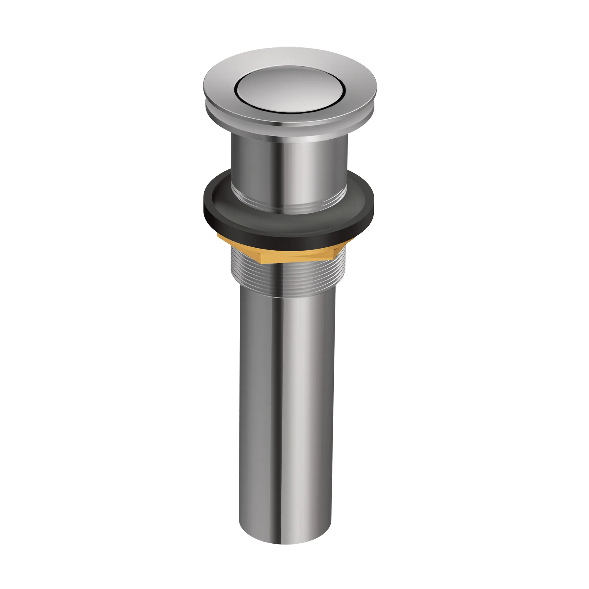 Moen Spring Loaded Push Button Bathroom Drain Assembly (without Overflow) - Image 2
