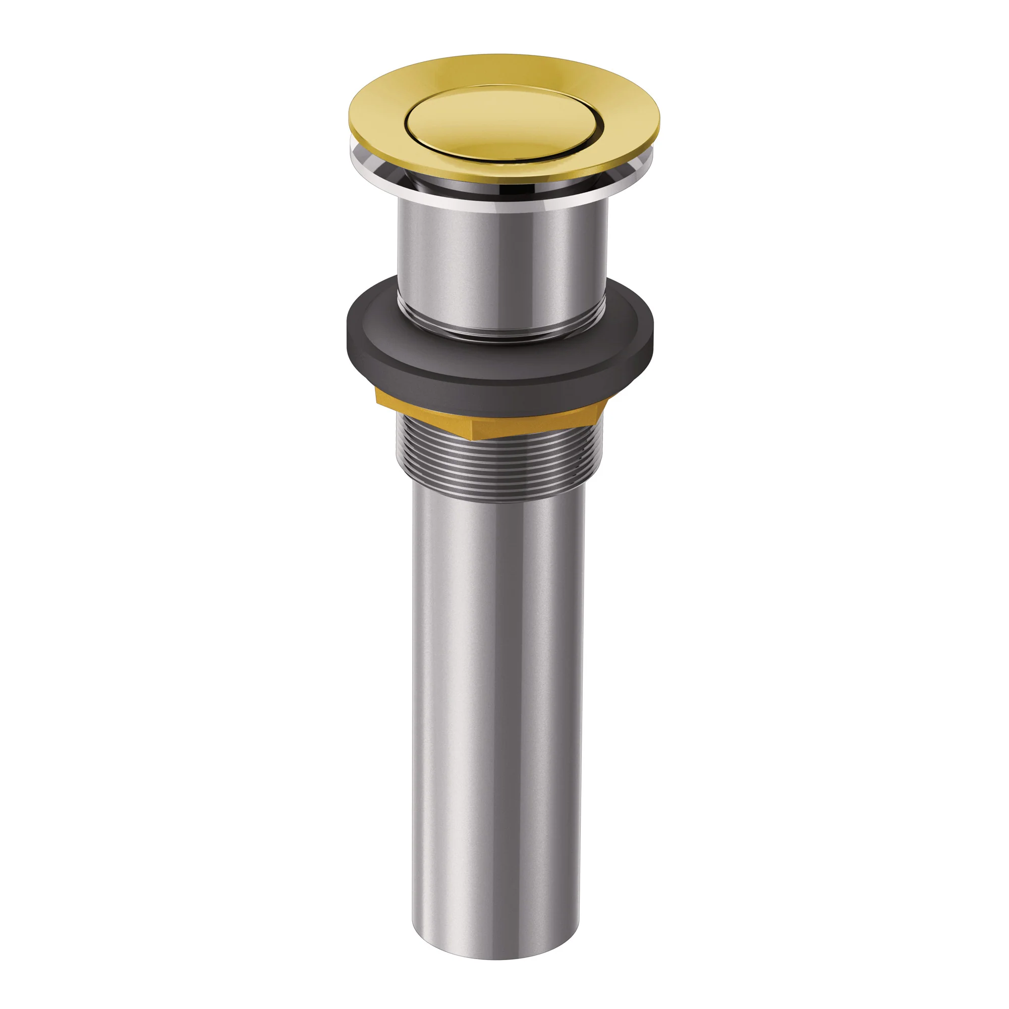 Moen Spring Loaded Push Button Bathroom Drain Assembly (without Overflow) - Image 3
