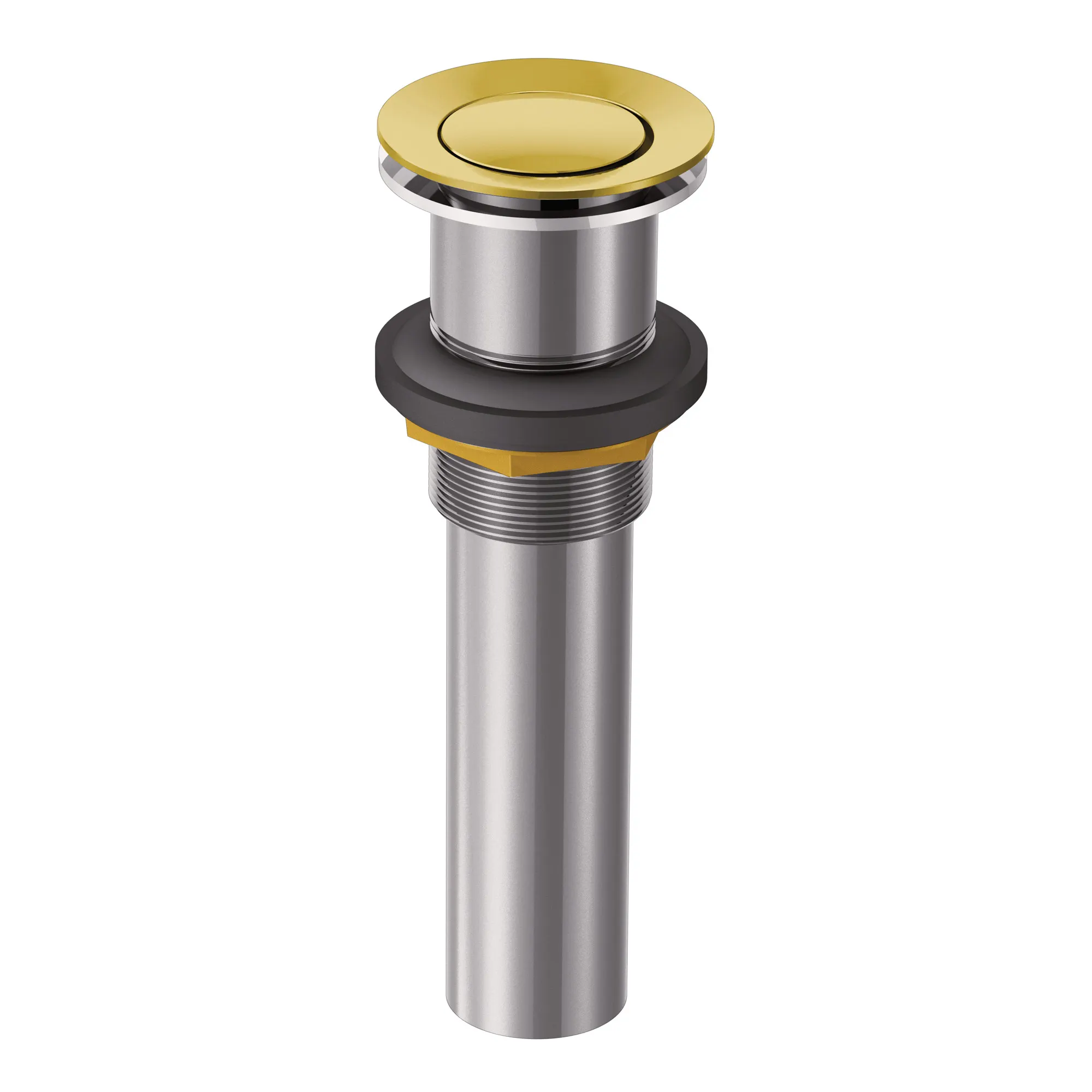 Moen Spring Loaded Push Button Bathroom Drain Assembly (without Overflow) - Image 4