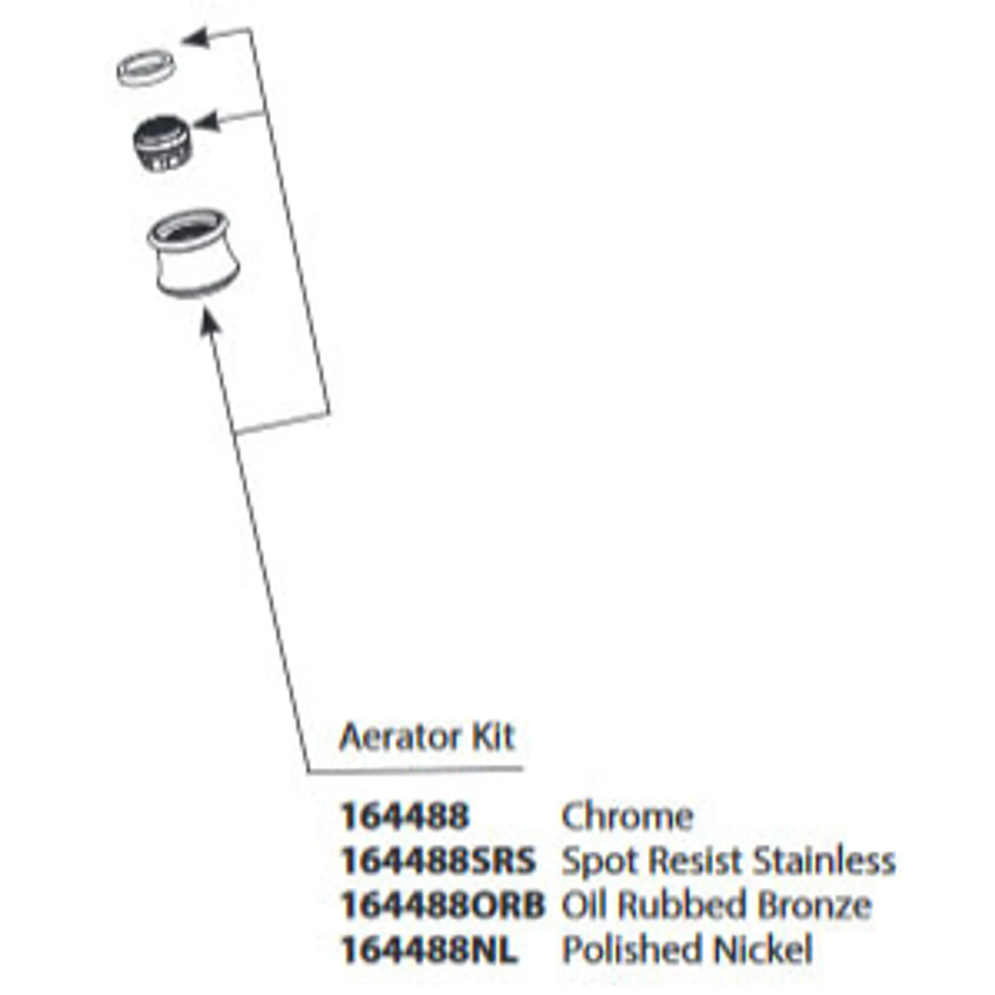 Weymouth Chrome Aerator Kit - Image 2
