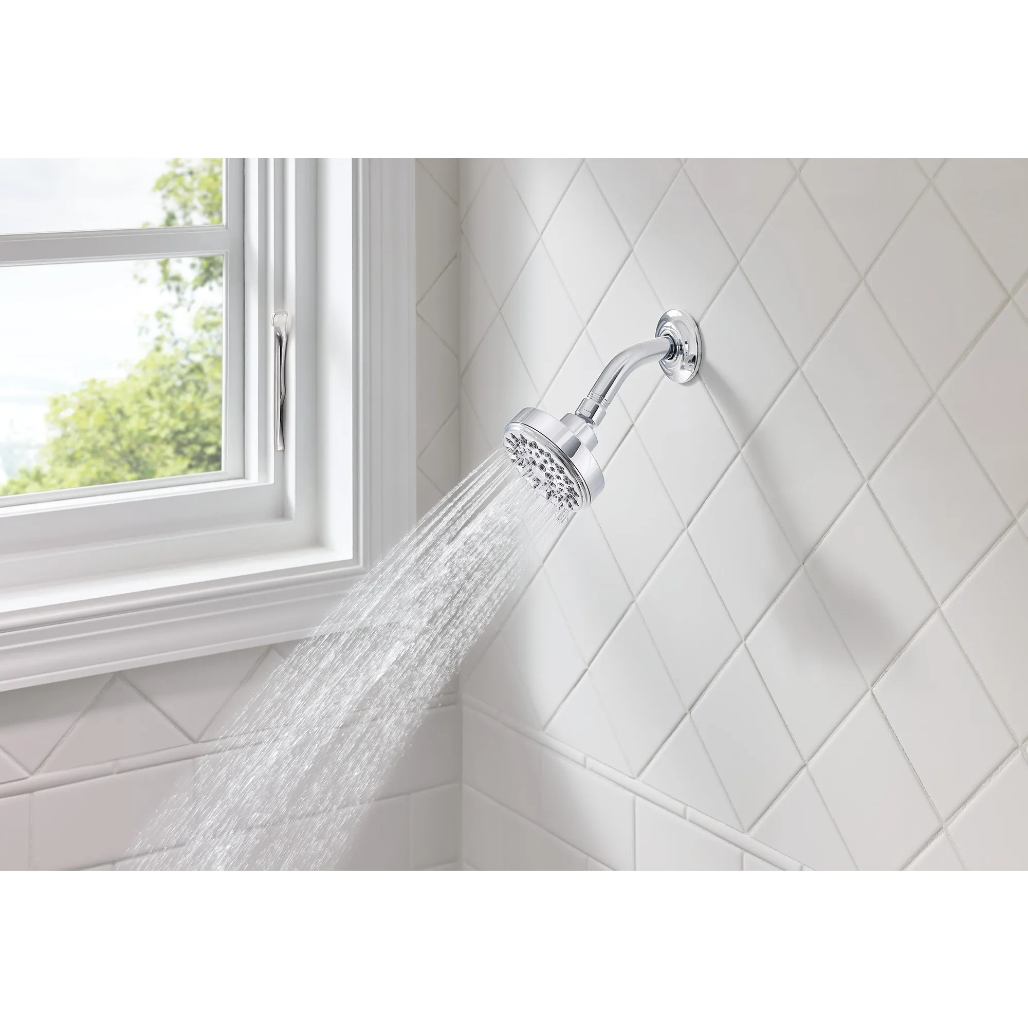 Ignite Five-Function 3 3/4" Diameter Spray Head Wallmount - Image 4