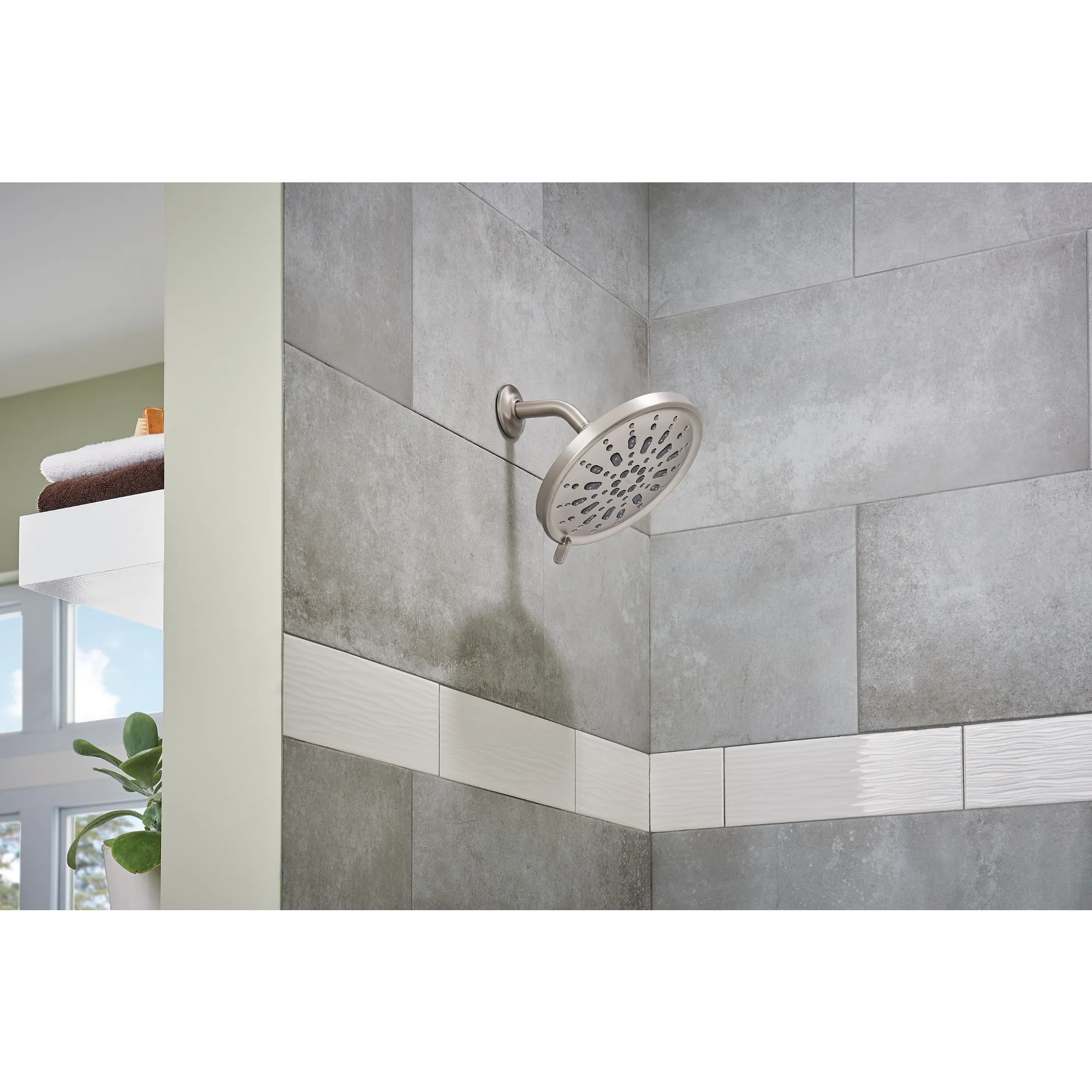 Enthrall Five-Function 9" Diameter Eco-Performance Spray Head Rainshower - Image 11