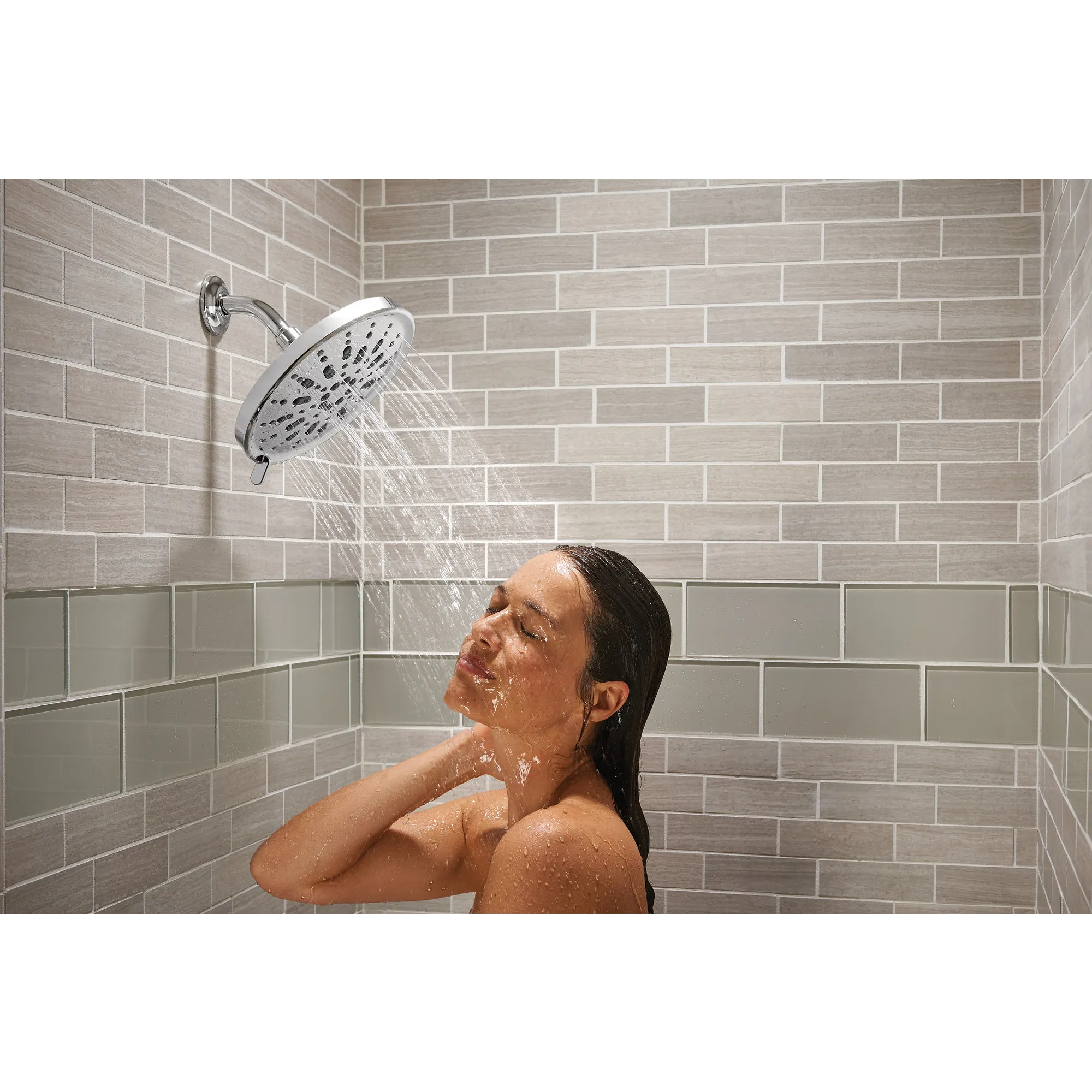 Enthrall Five-Function 9" Diameter Eco-Performance Spray Head Rainshower - Image 5