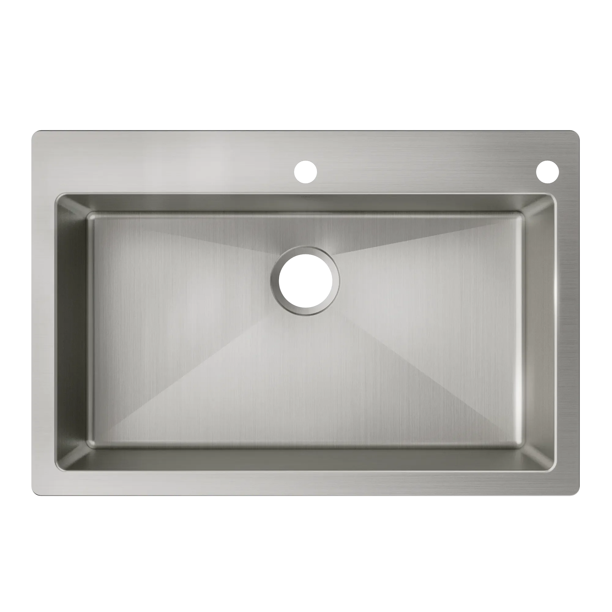 33" x 22" Stainless Steel 18 Gauge Single Bowl Dualmount Sink and Faucet Combination - Image 9