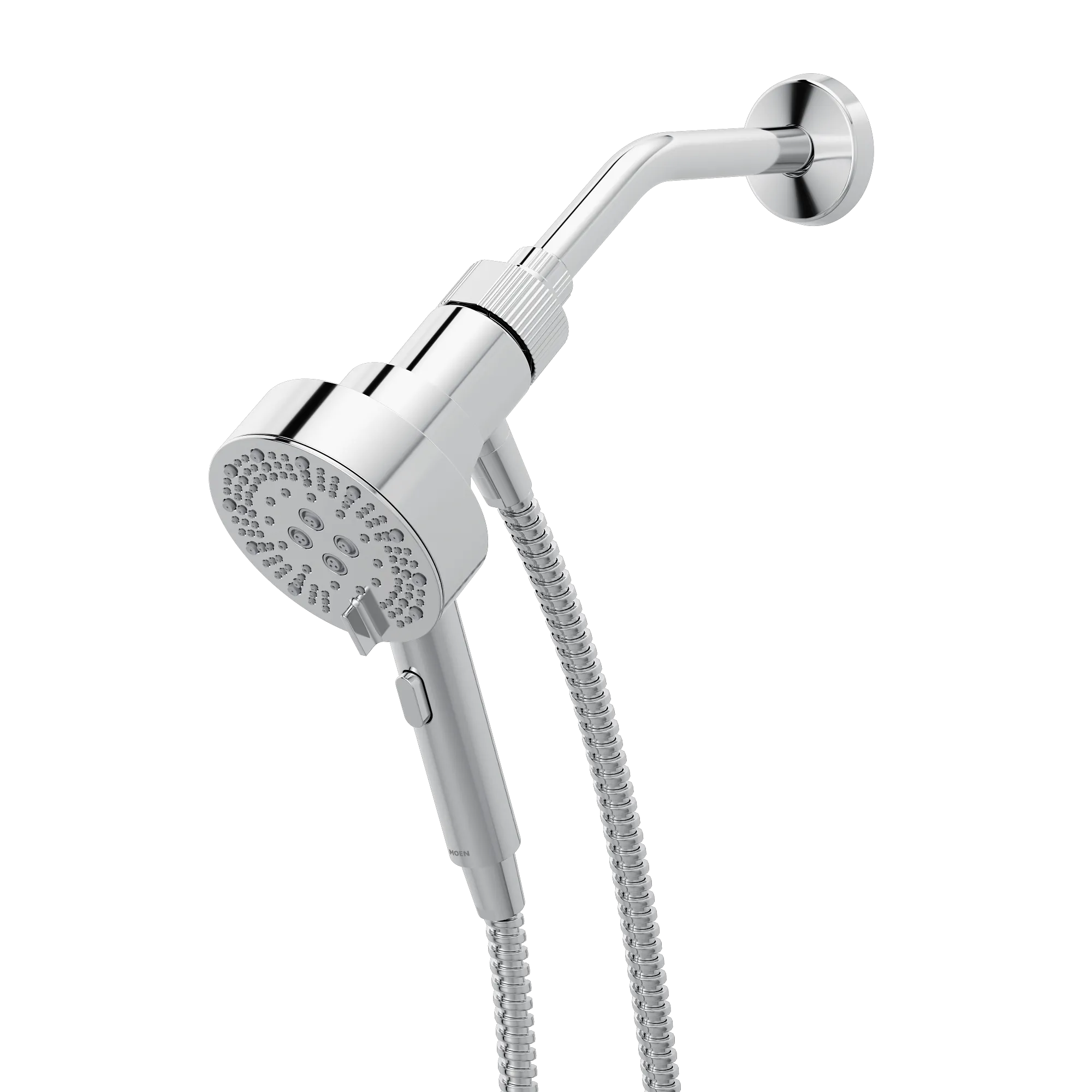 Magnetix Chrome six-function 4.25" diameter spray head handshower - Image 5