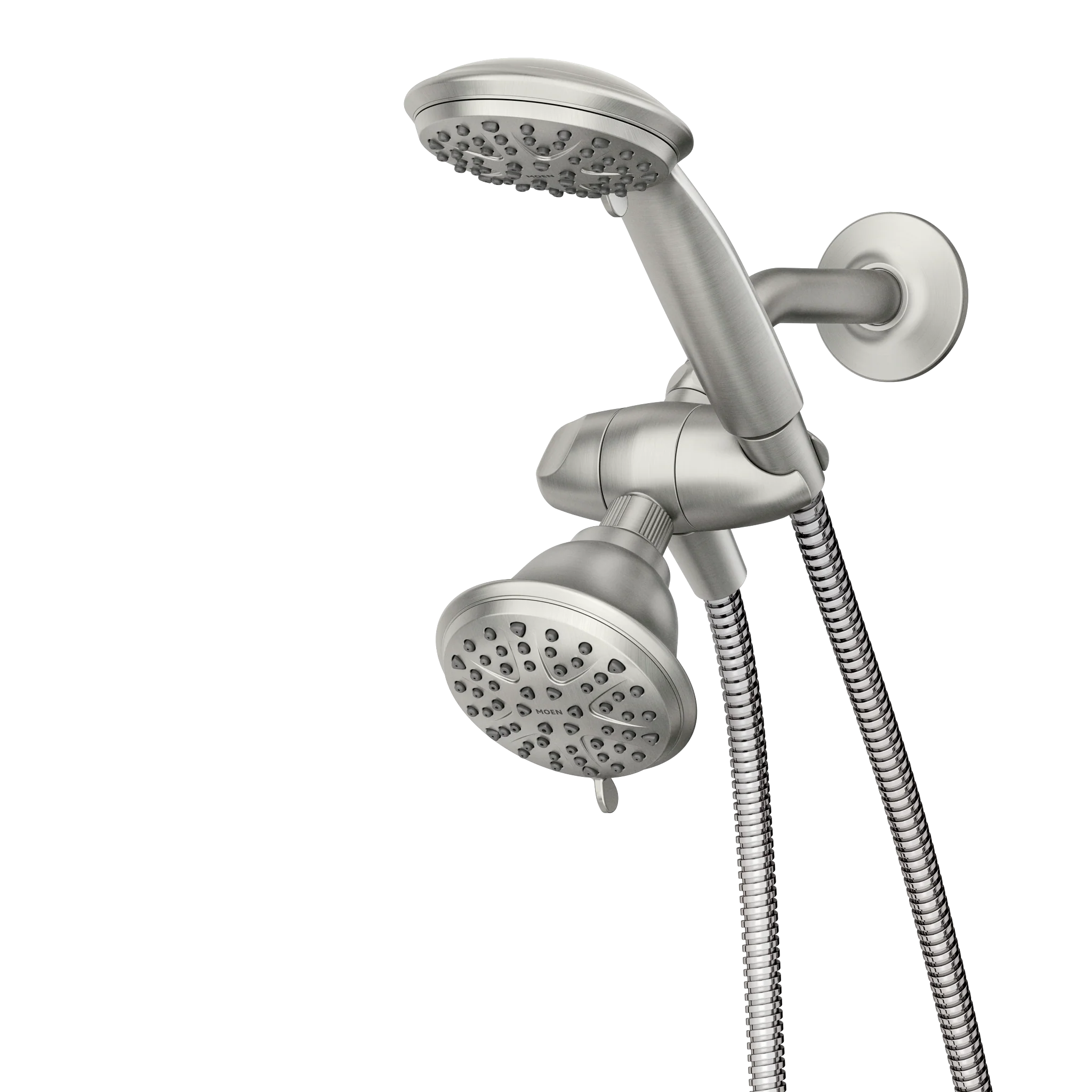 Attune Chrome eight-function 4.75" diameter spray head standard with handshower - Image 10