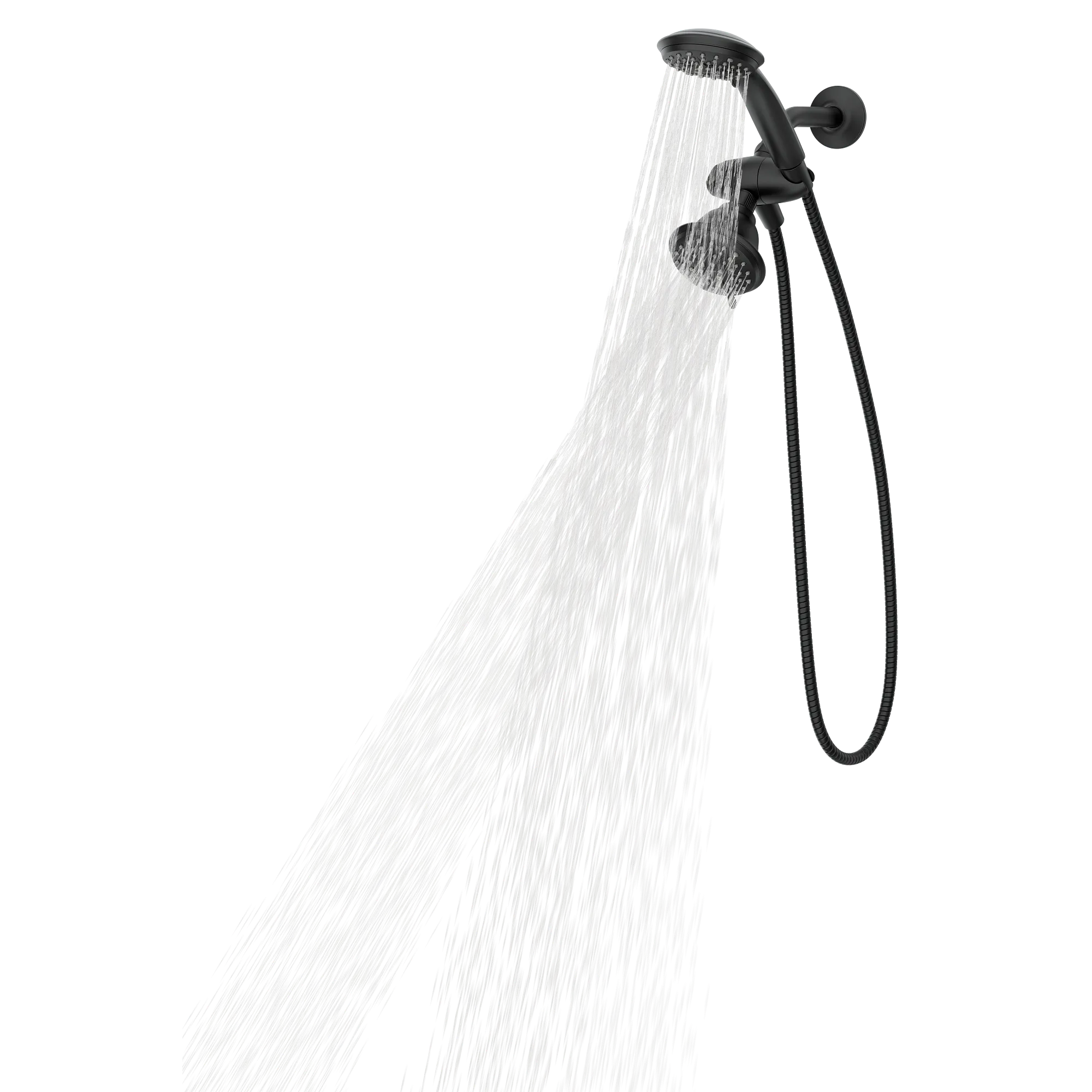 Attune Chrome eight-function 4.75" diameter spray head standard with handshower - Image 8