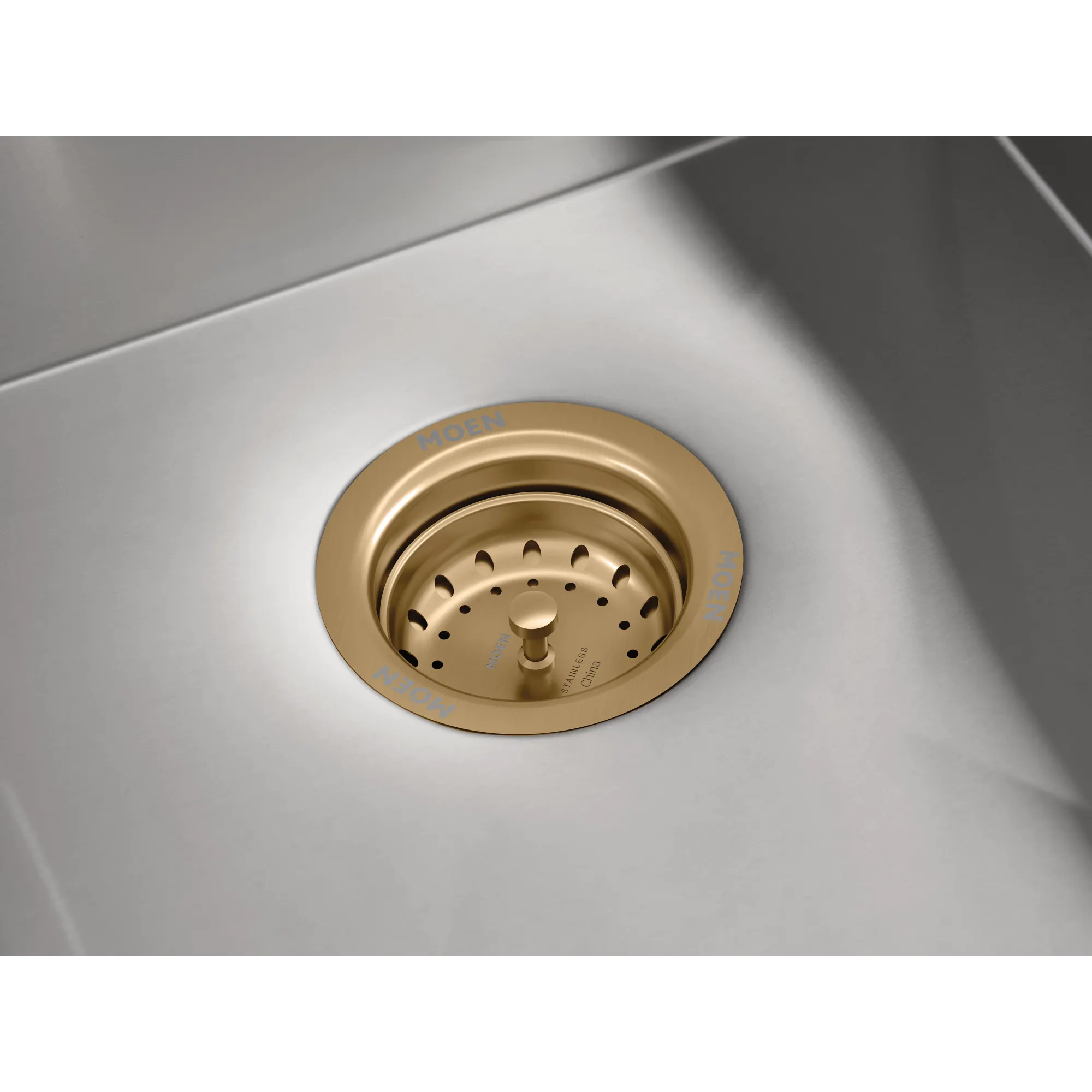 Moen Matte black basket strainer - Image 4