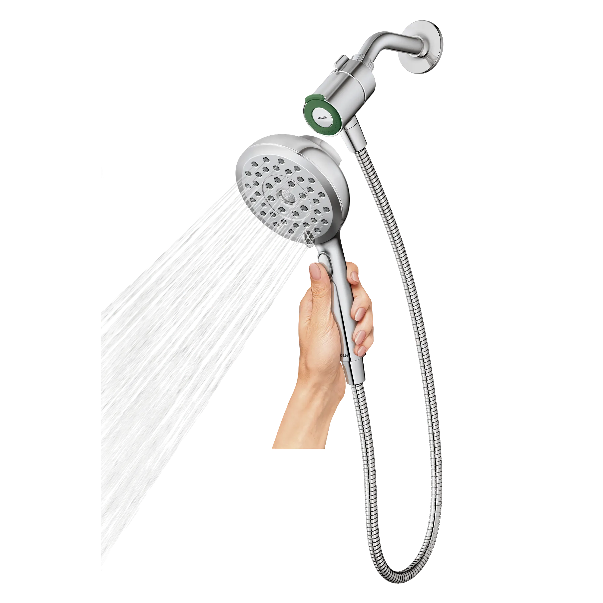 Verso 5" Eco-Performance Handheld Shower with Infiniti Dial - Image 10