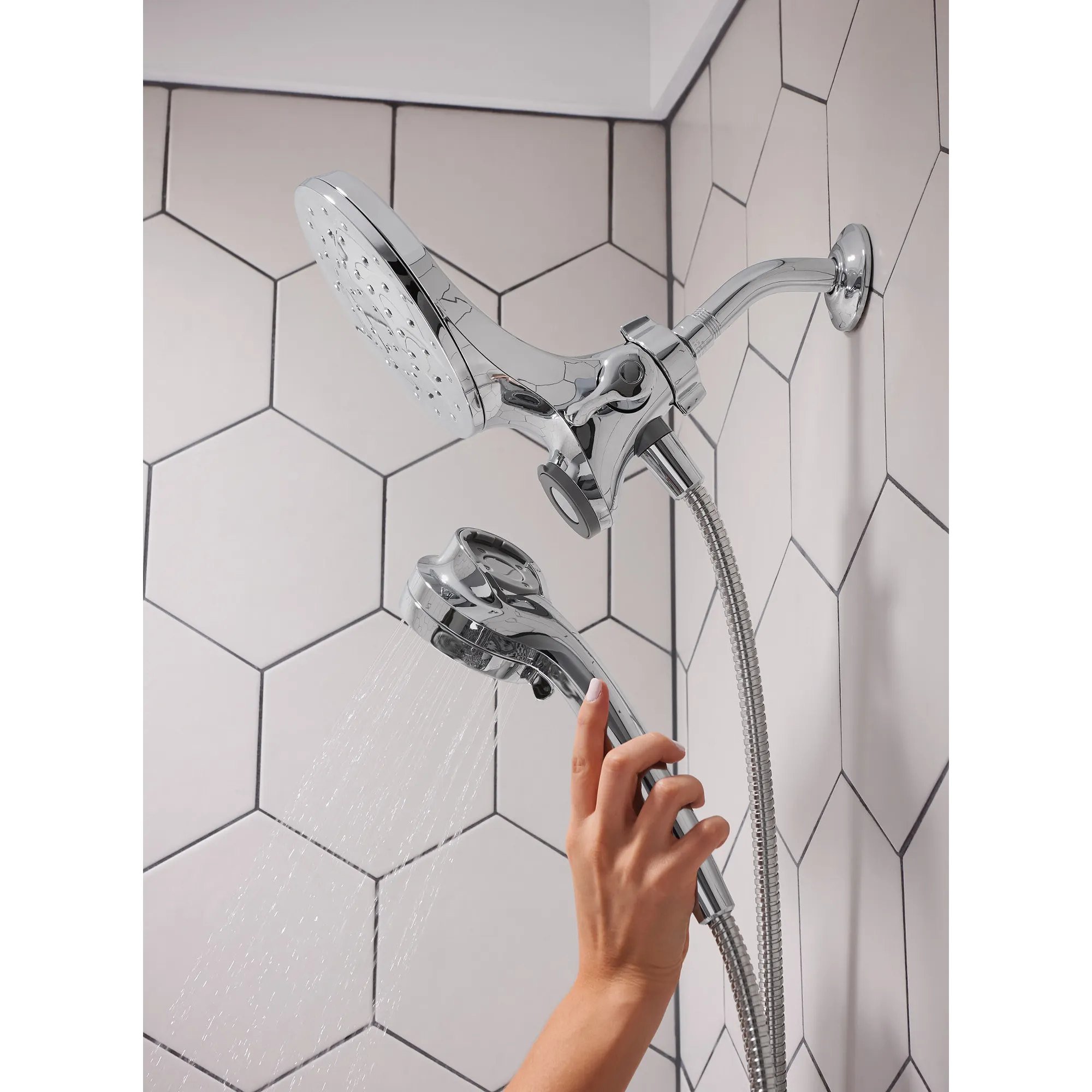 Engage Six-Function Combination Showerhead With Handheld Shower - Image 4