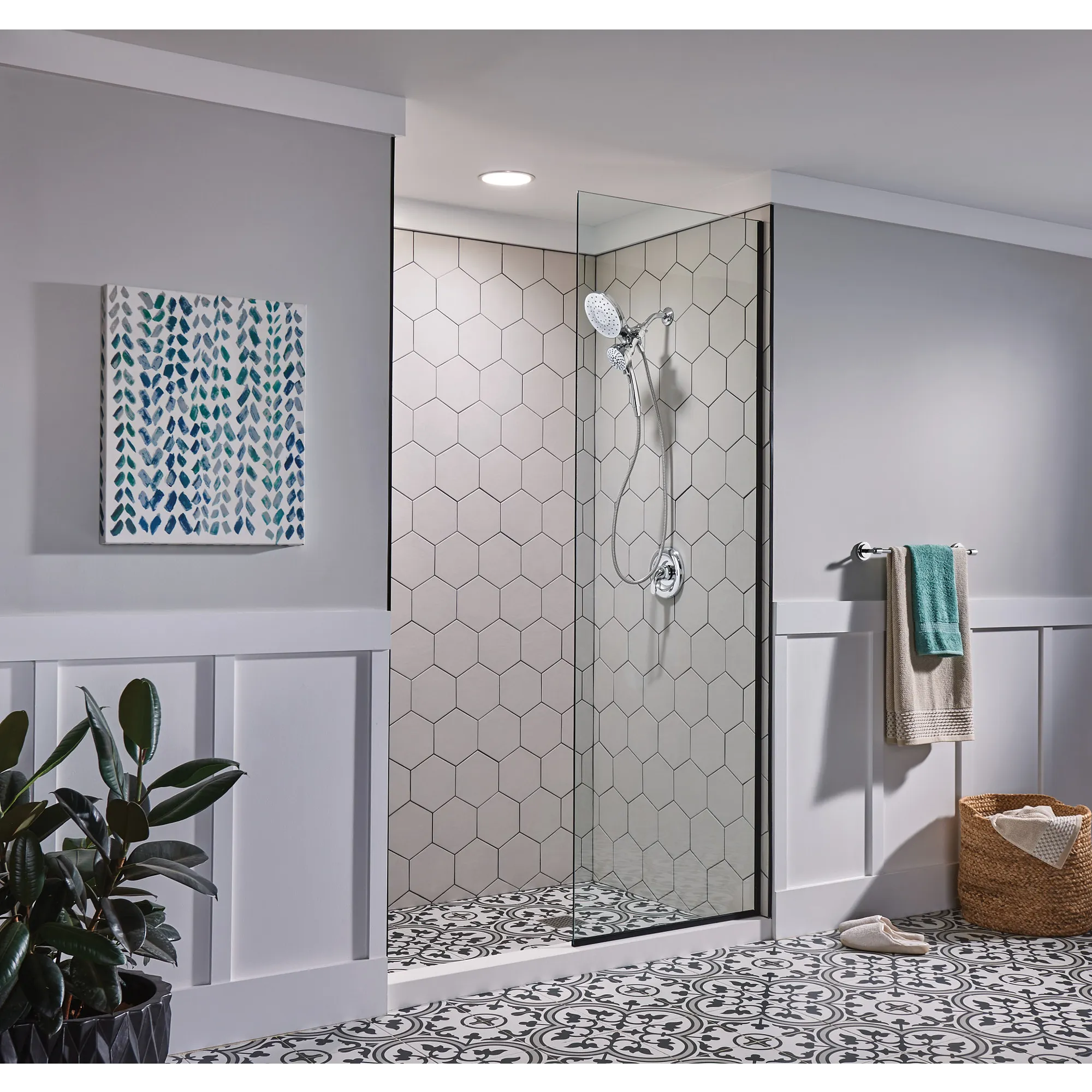Engage Six-Function Combination Showerhead With Handheld Shower - Image 5