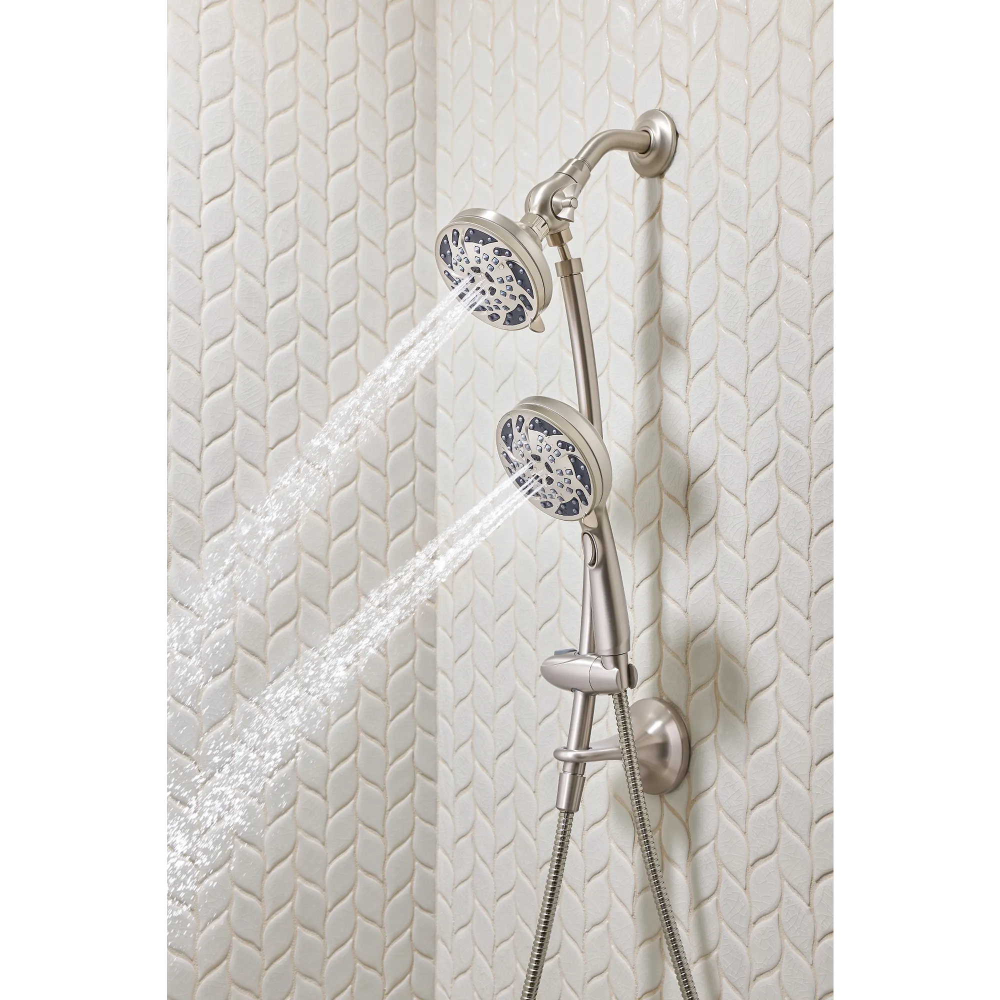 Renewal Five-Function 4 1/2" Diameter Standard Spray Head With Handheld Shower - Image 10