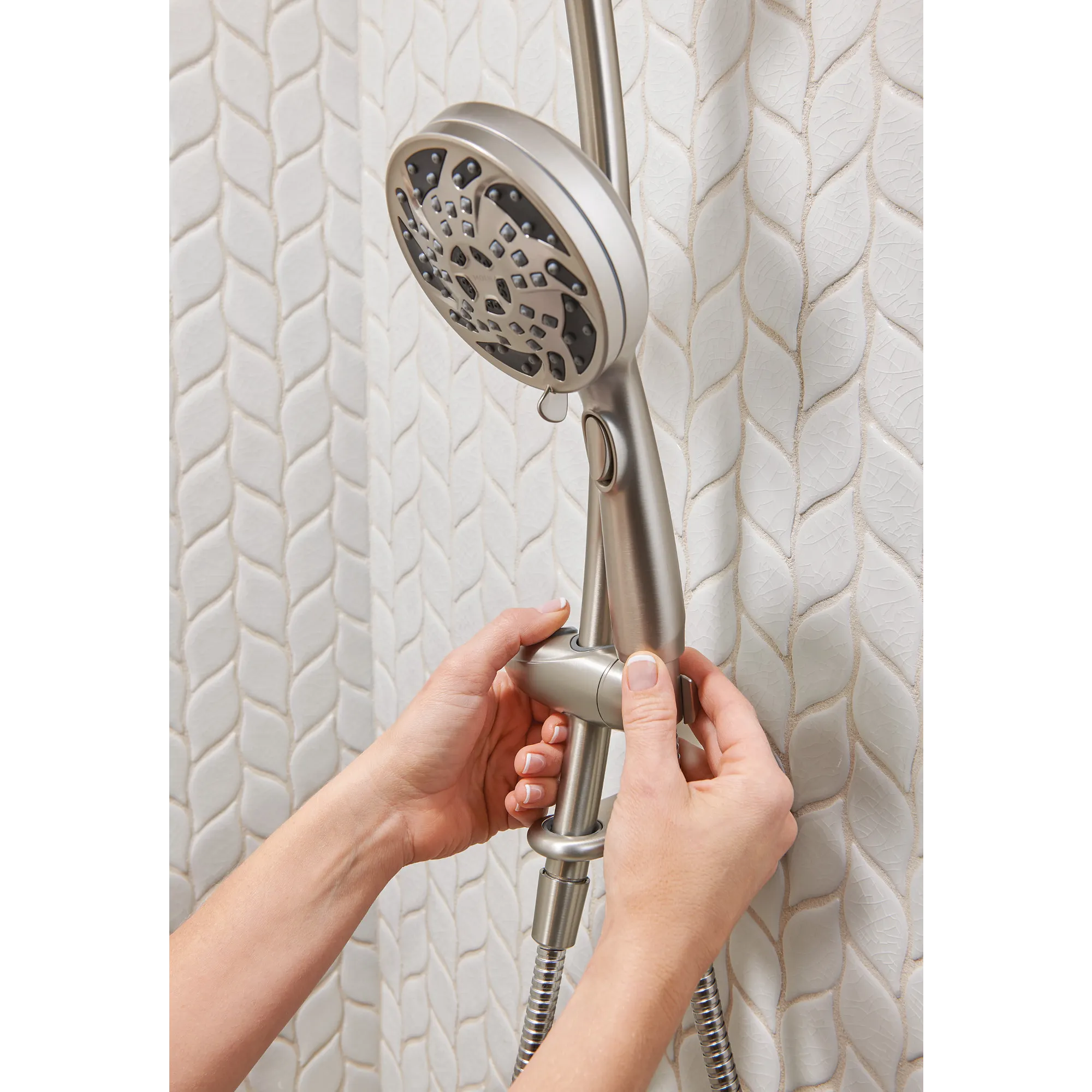 Renewal Five-Function 4 1/2" Diameter Standard Spray Head With Handheld Shower - Image 15