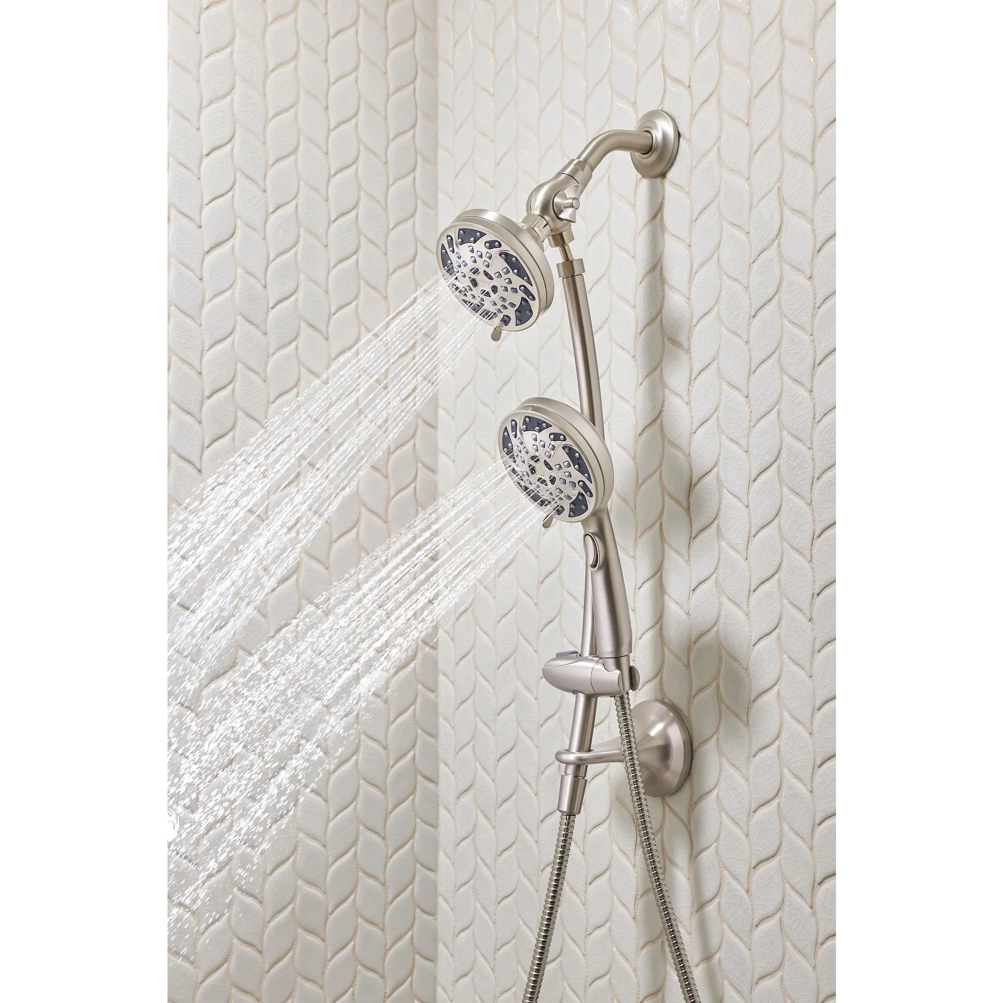 Renewal Five-Function 4 1/2" Diameter Standard Spray Head With Handheld Shower - Image 8
