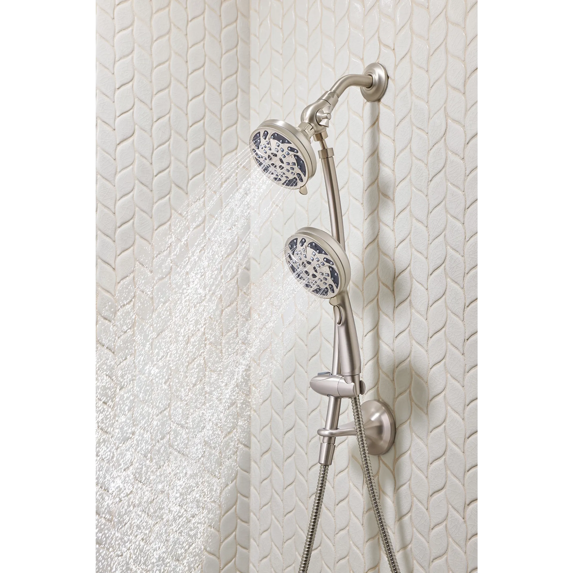 Renewal Five-Function 4 1/2" Diameter Standard Spray Head With Handheld Shower - Image 9