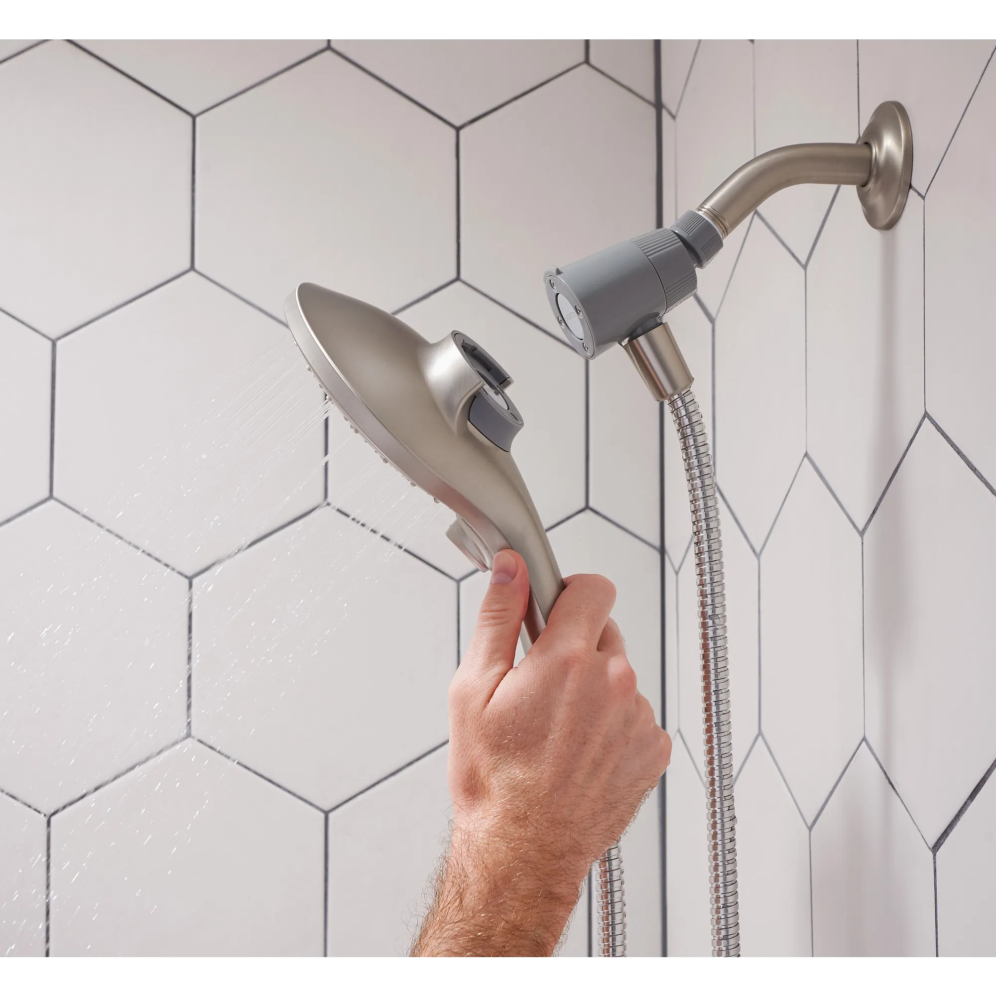 Engage Six-Function 5 1/2" Diameter Eco-Performance Spray Head Handheld Shower - Image 14
