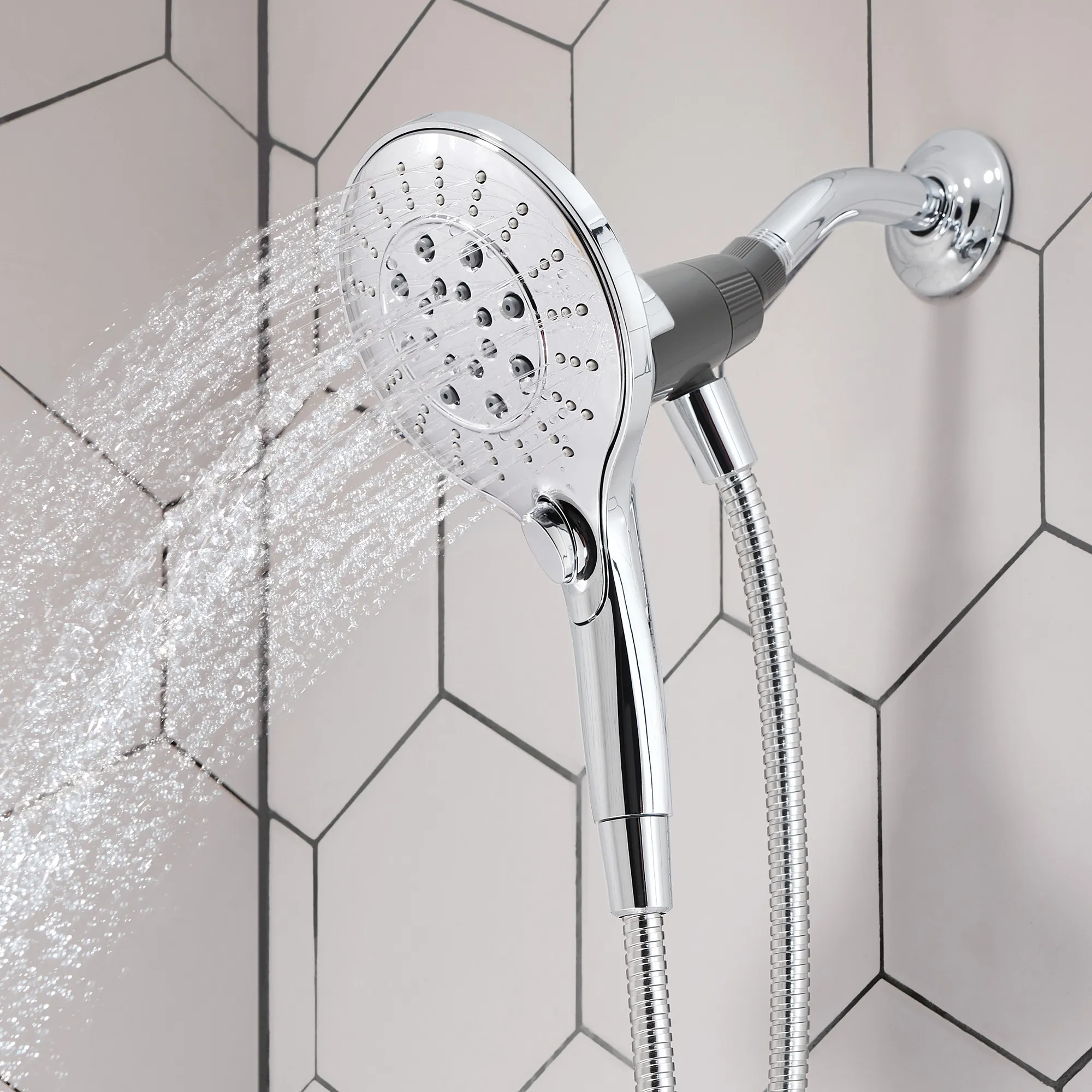 Engage Six-Function 5 1/2" Diameter Spray Head Handheld Shower - Image 2