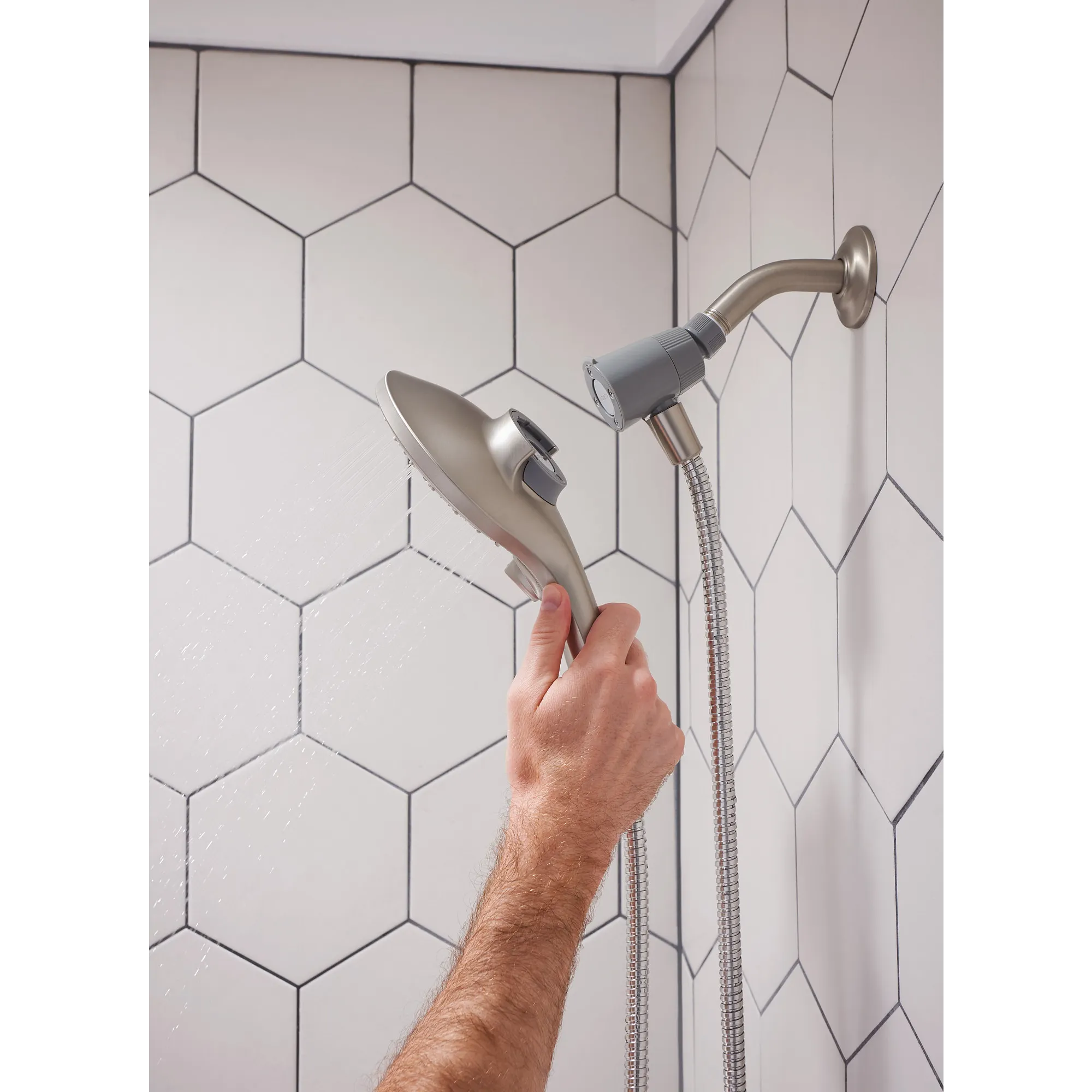 Attract Six-Function 5 1/2" Diameter Showerhead with Handshower - Image 27