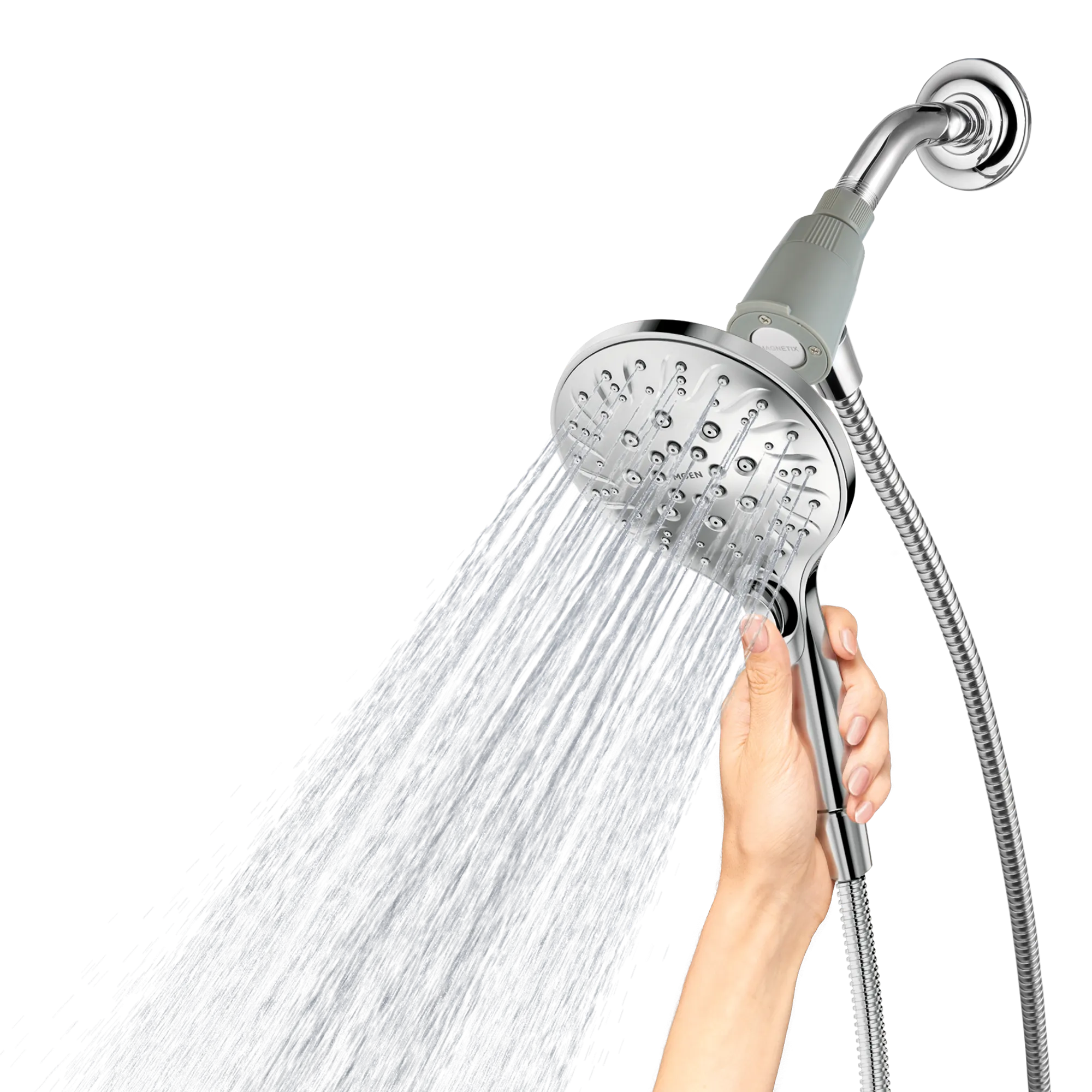 Attract Six-Function 5 1/2" Diameter Showerhead with Handshower - Image 4