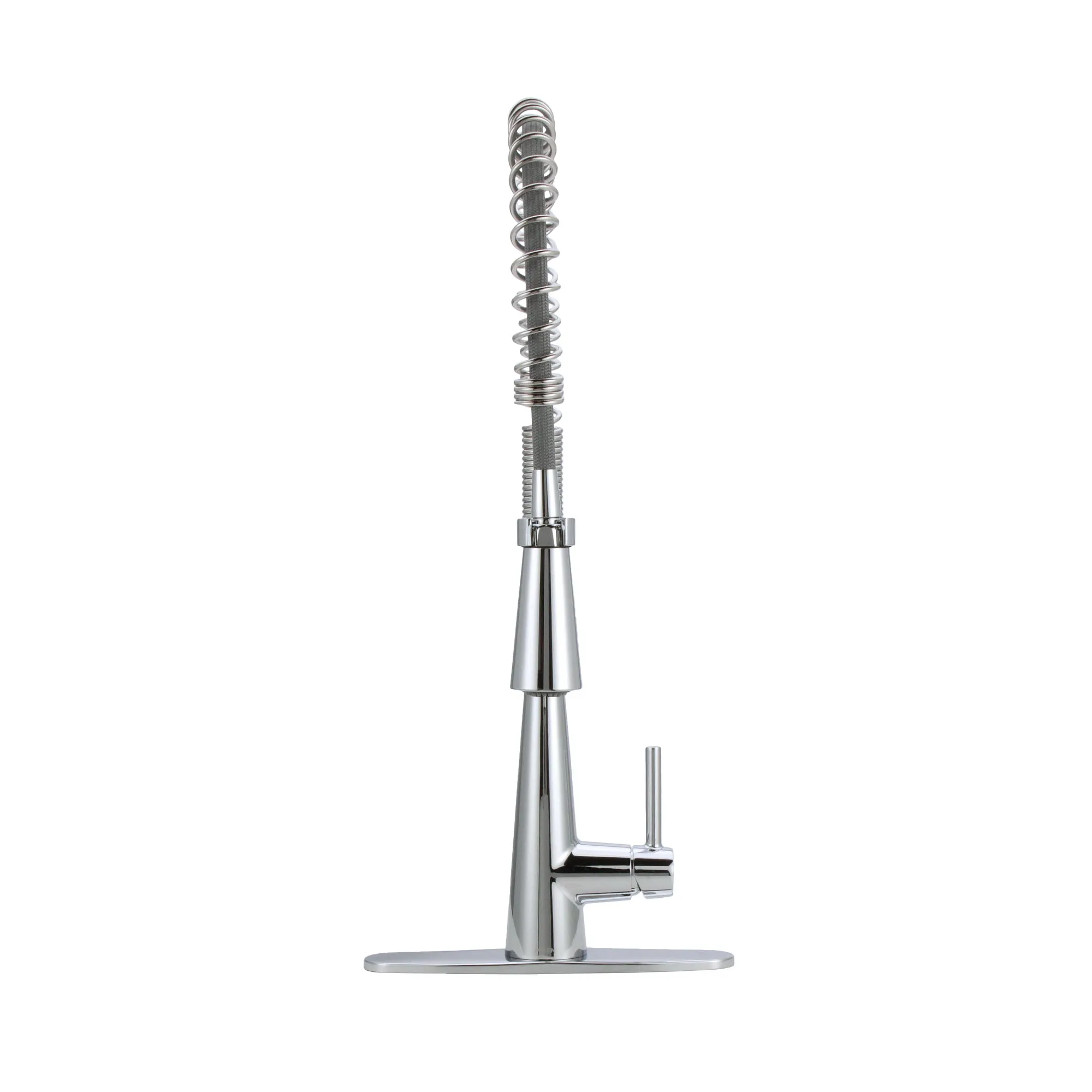Sleek One-Handle Pre-Rinse Spring Pulldown Kitchen Faucet - Image 6