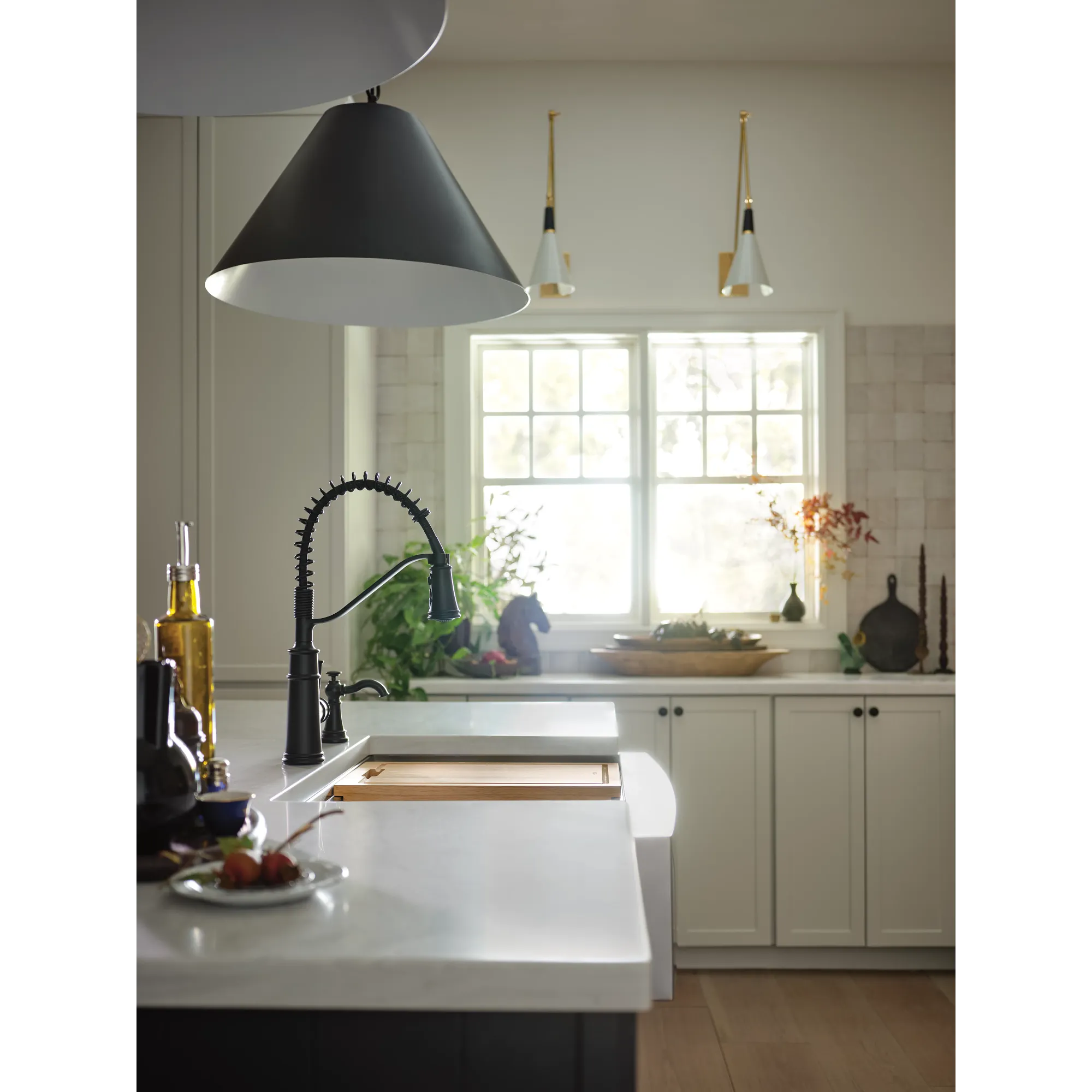 Belfield One-Handle Pre-Rinse Spring Pulldown Kitchen Faucet - Image 16