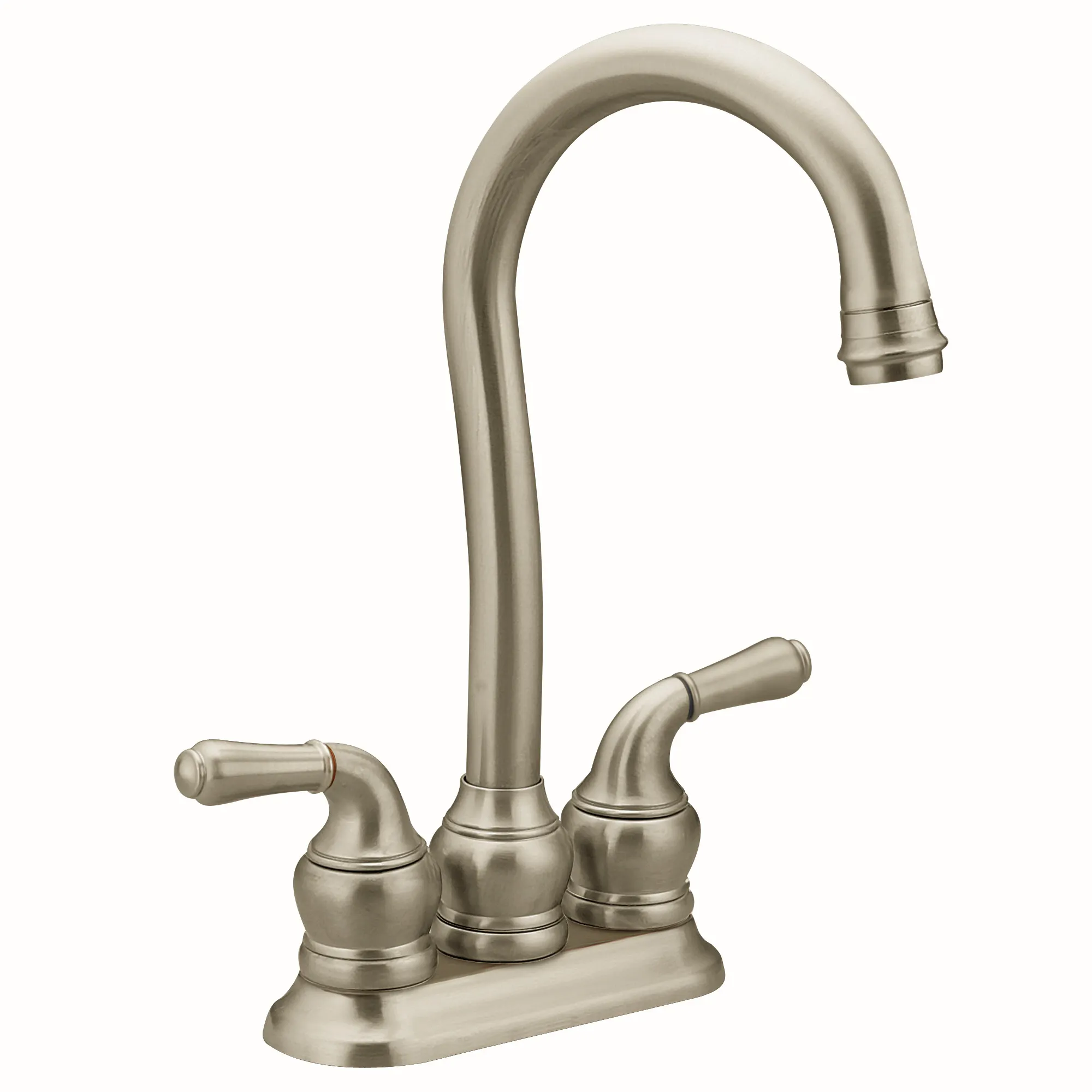 Monticello Chrome two-handle high arc bar faucet - Image 3