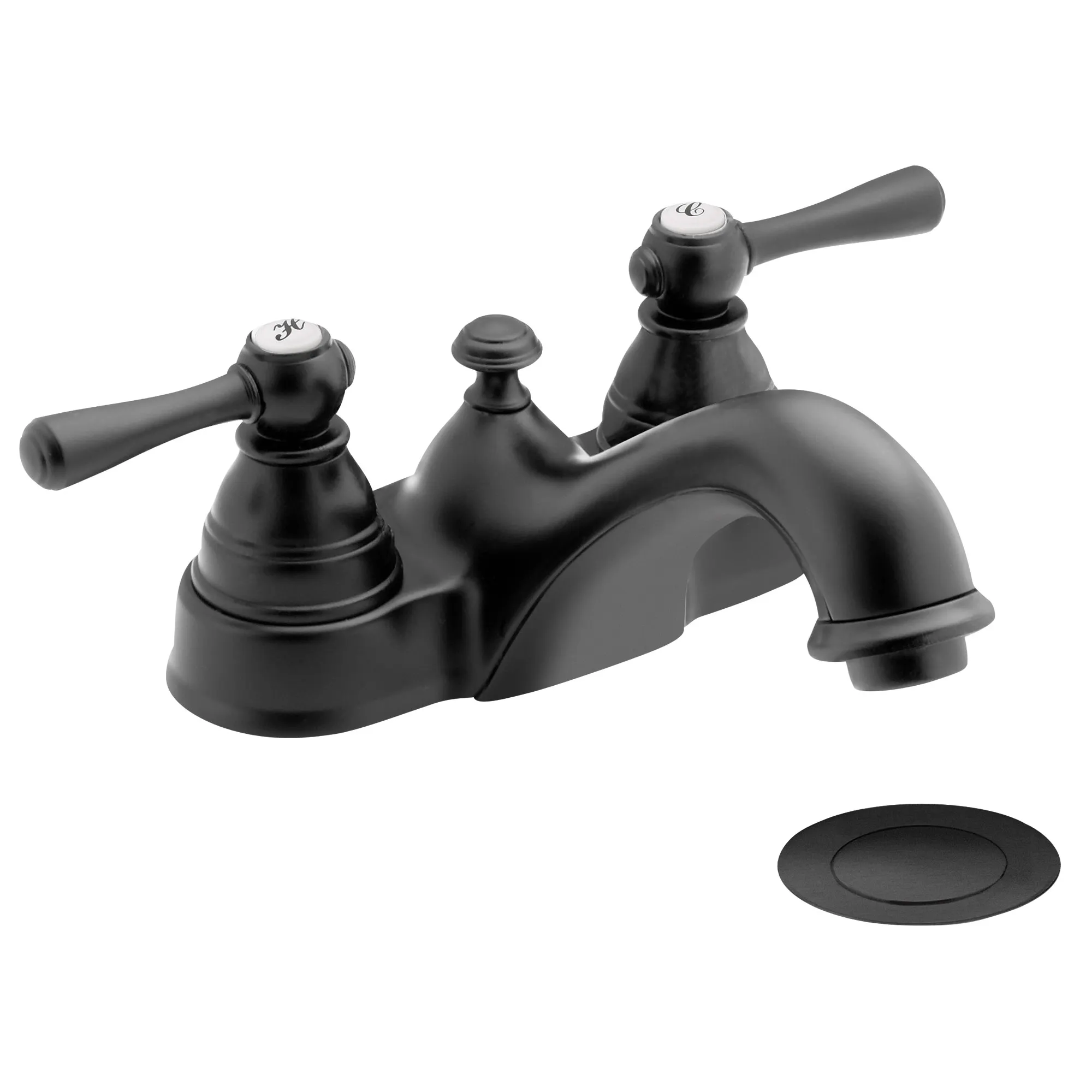 Kingsley Chrome Two-Handle Low Arc Bathroom Faucet - Image 9