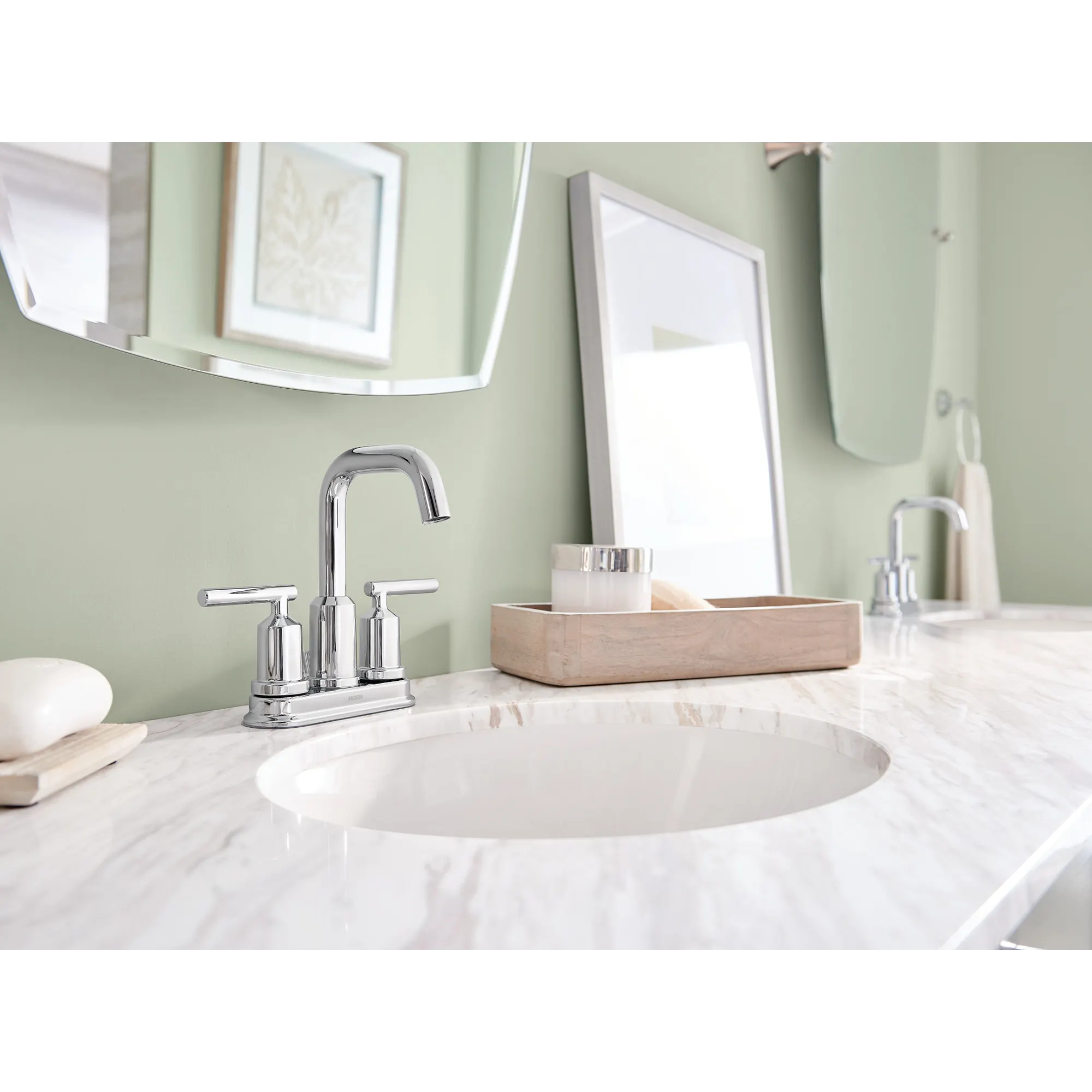 Gibson Two-handle Centerset Bathroom Sink Faucet - Image 7