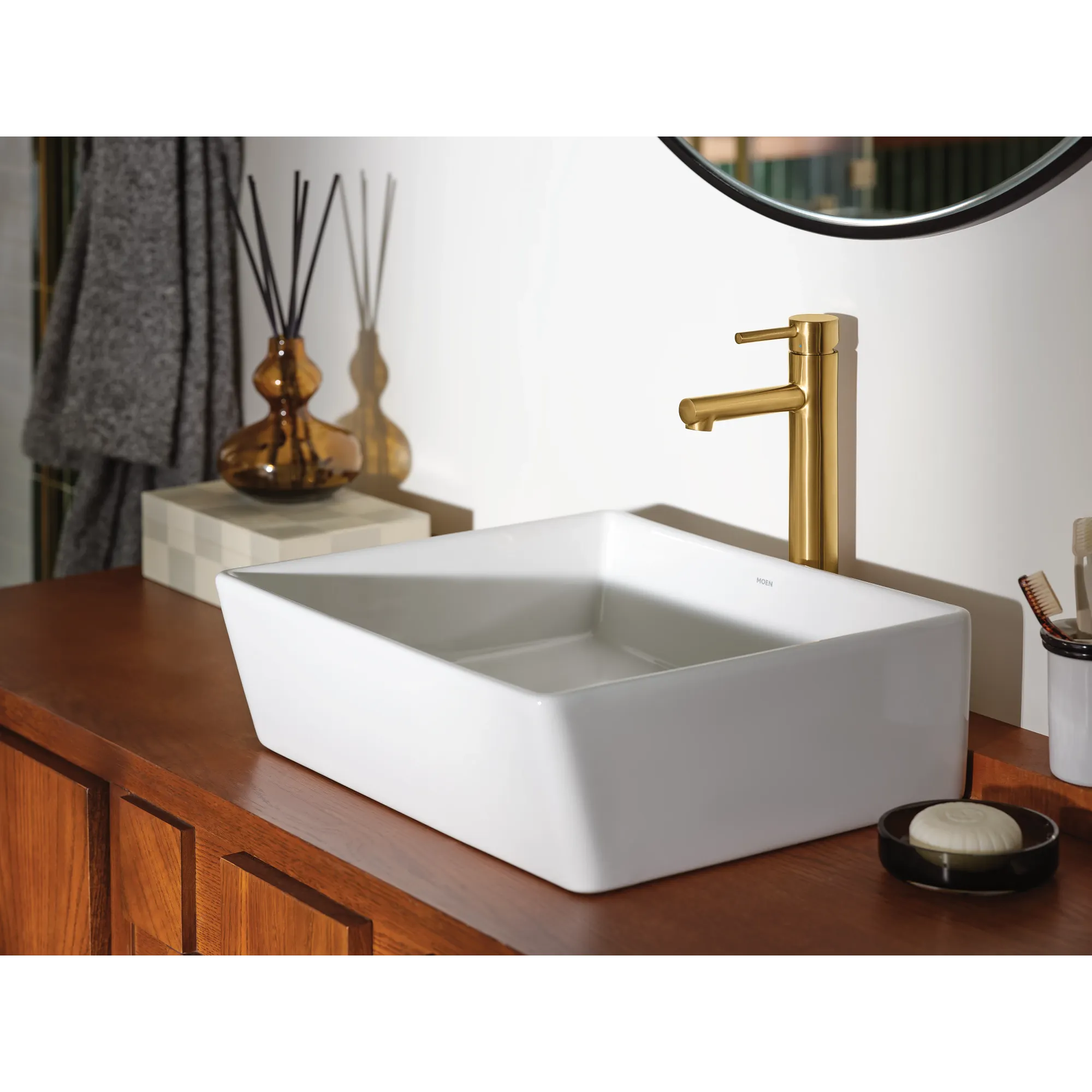Align One-Handle High Arc Vessel Bathroom Faucet - Image 27