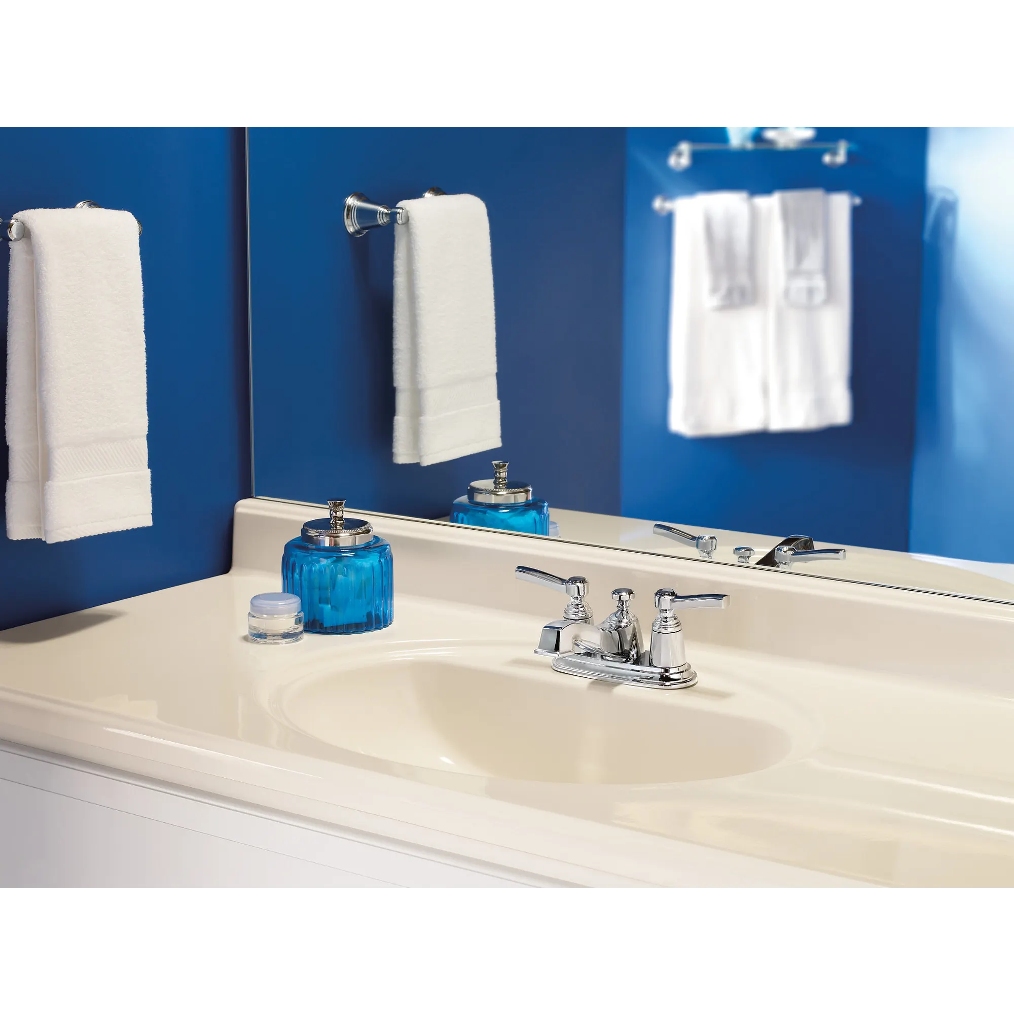 Rothbury Chrome two-handle low arc bathroom faucet - Image 3