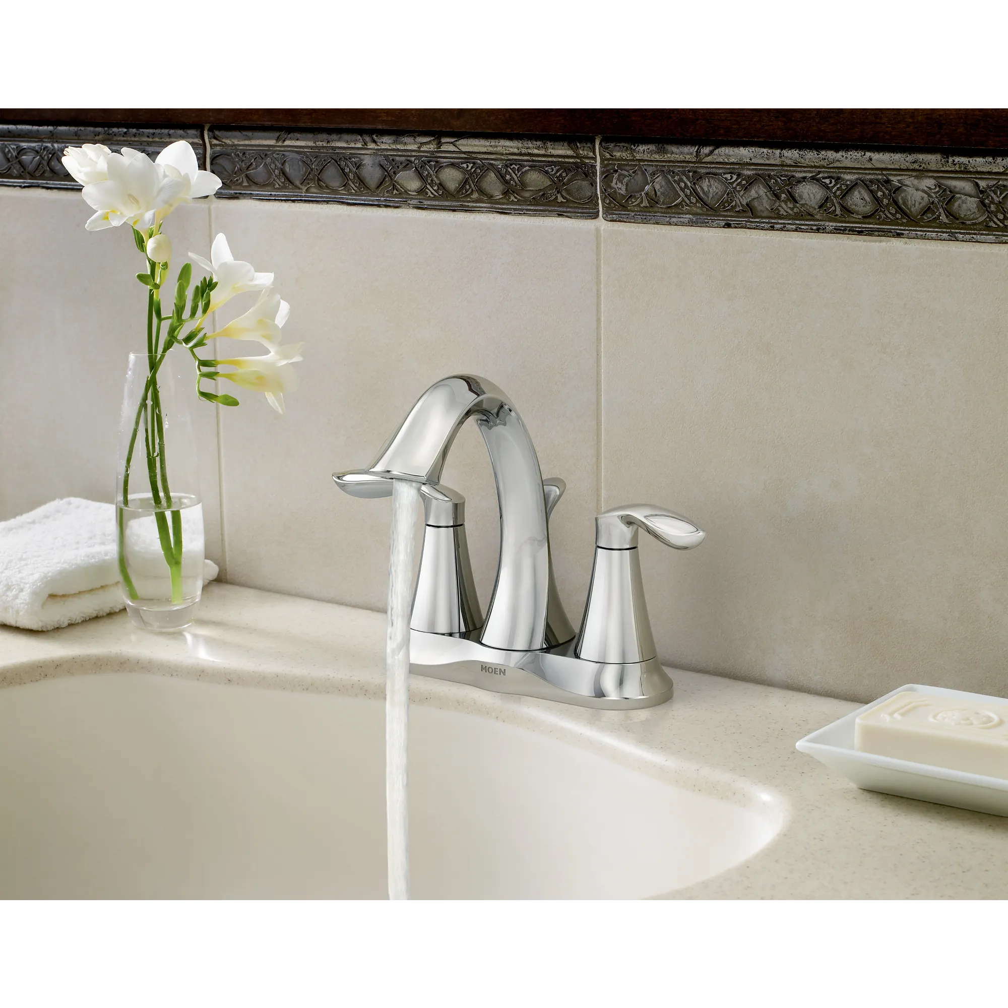 Eva Two-handle Centerset Bathroom Sink Faucet - Image 3