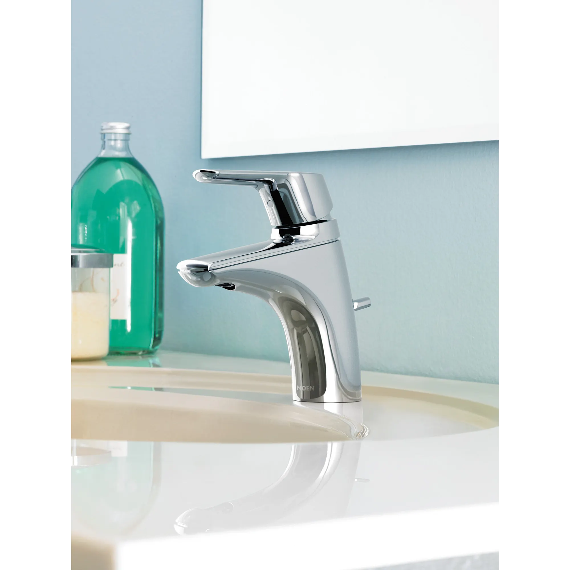 Method Chrome One-Handle Low Arc Bathroom Faucet - Image 5