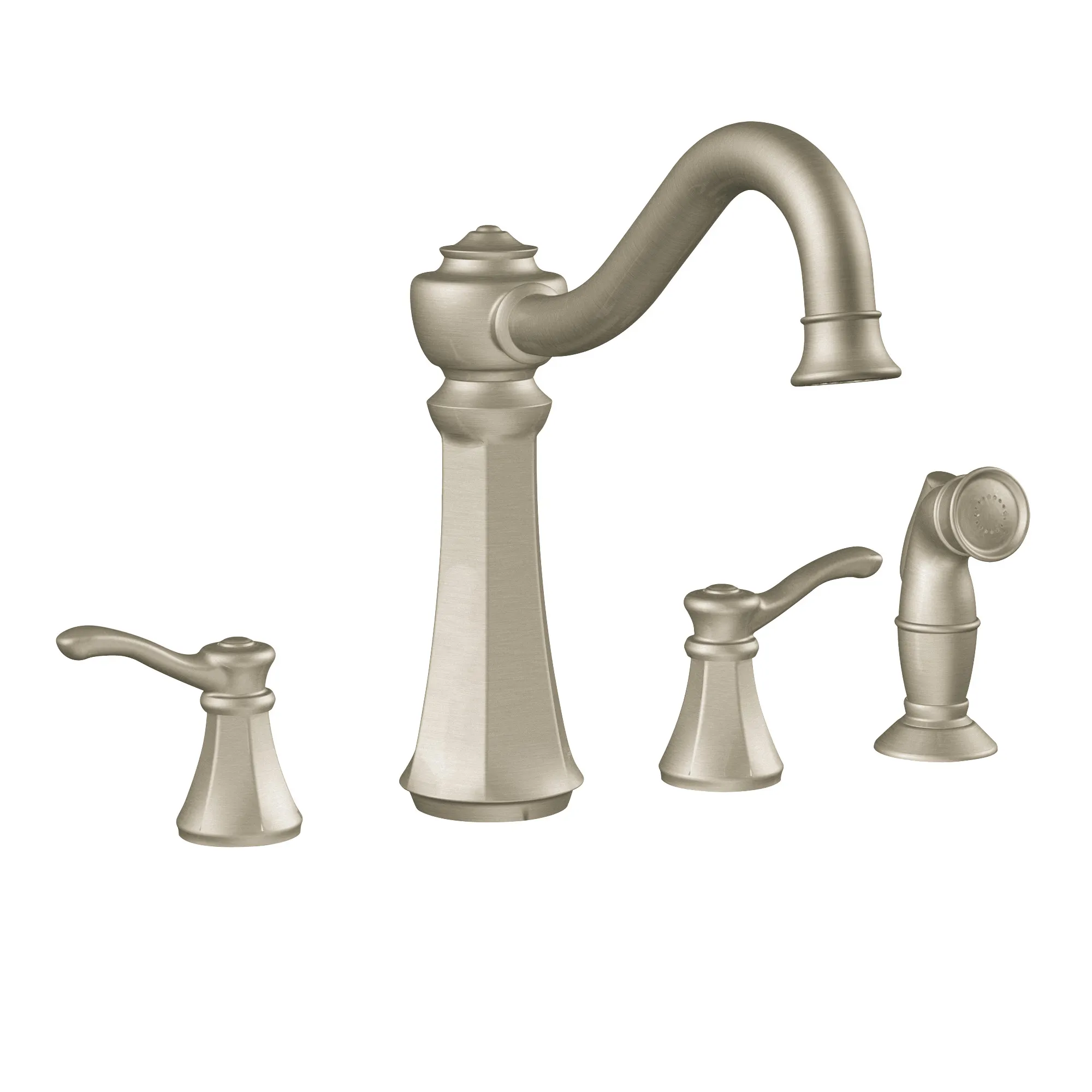 Vestige Chrome two-handle high arc kitchen faucet - Image 2