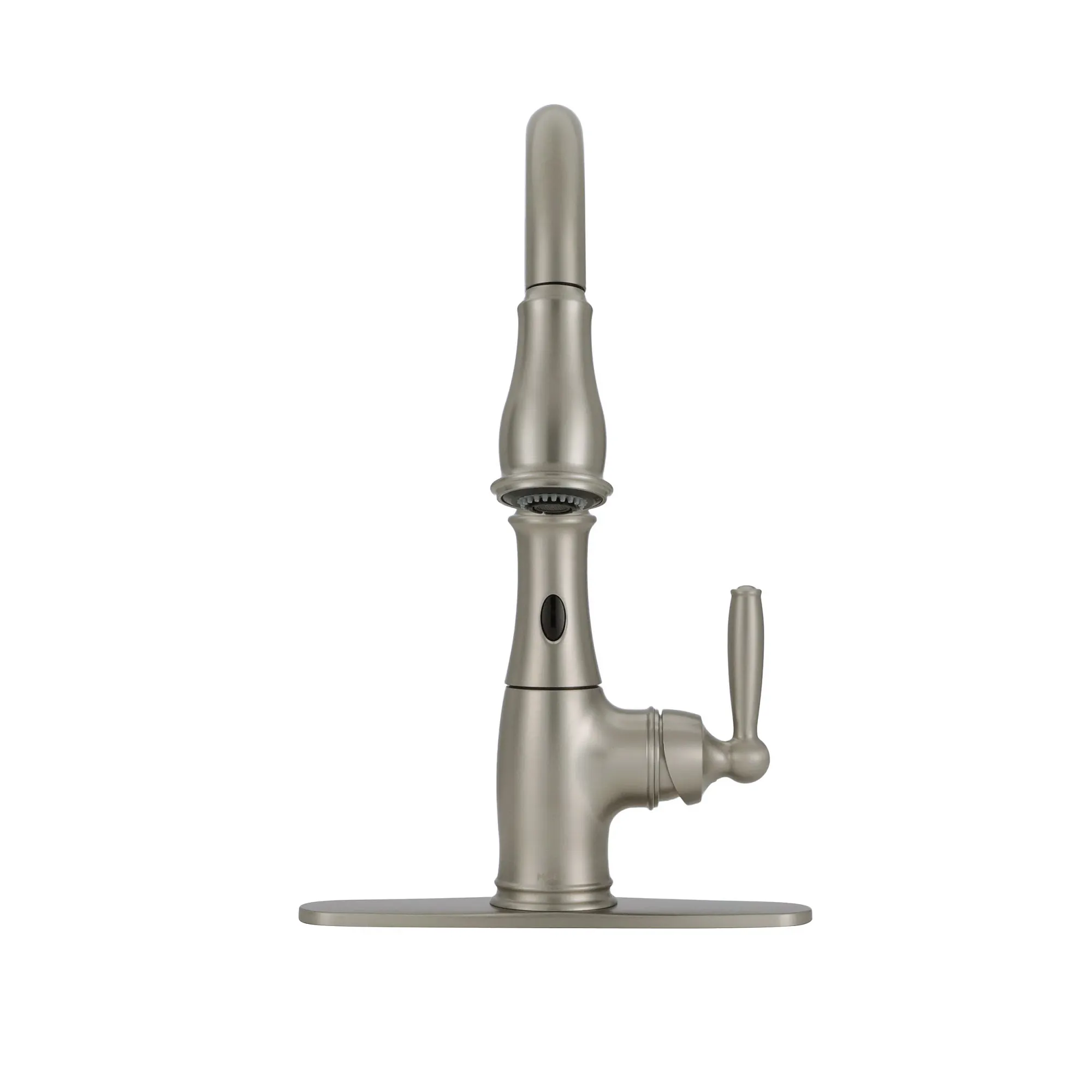 Brantford Chrome One-Handle High Arc Pulldown Kitchen Faucet - Image 14