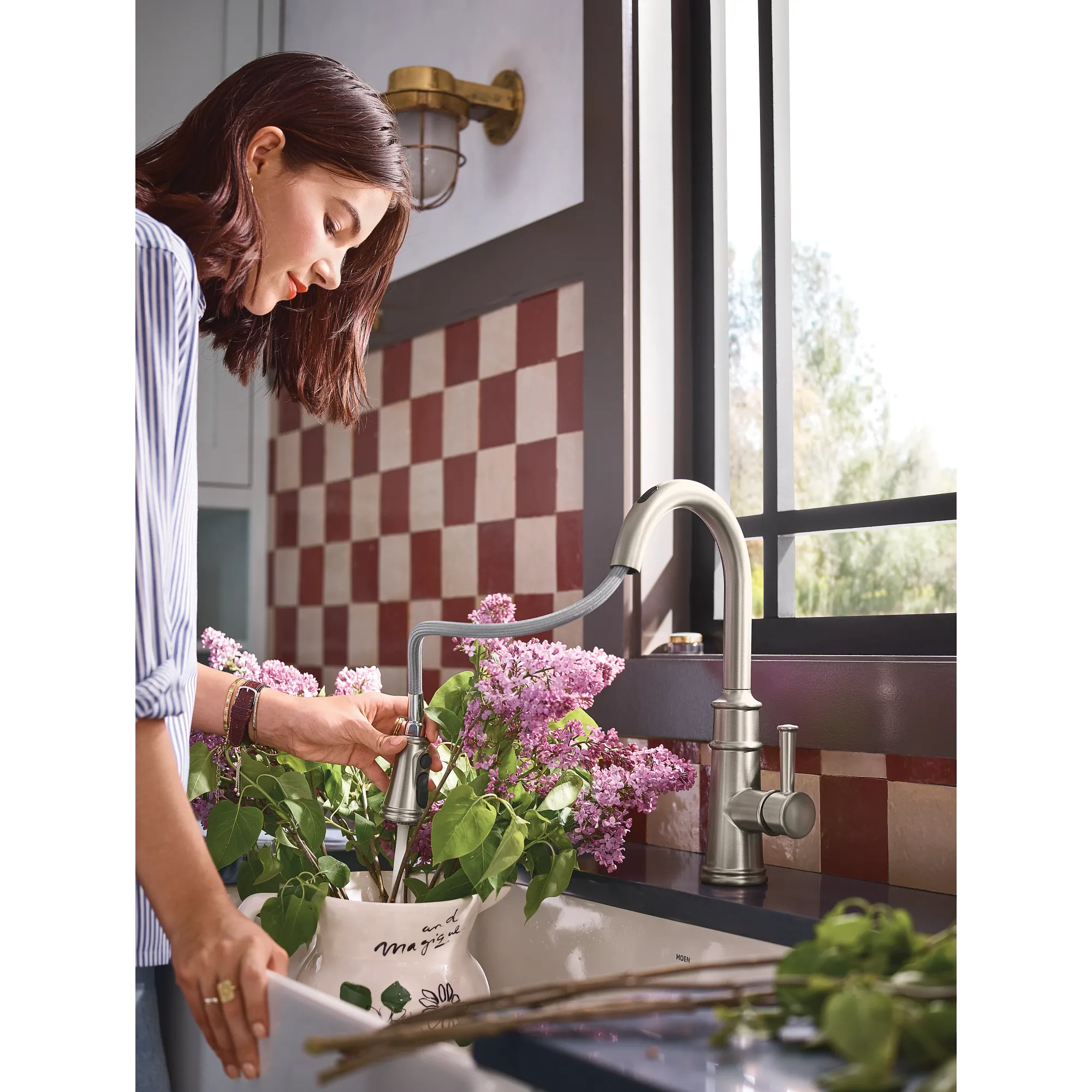 Belfield Smart Kitchen One-Handle High Arc Pulldown Kitchen Faucet - Image 20