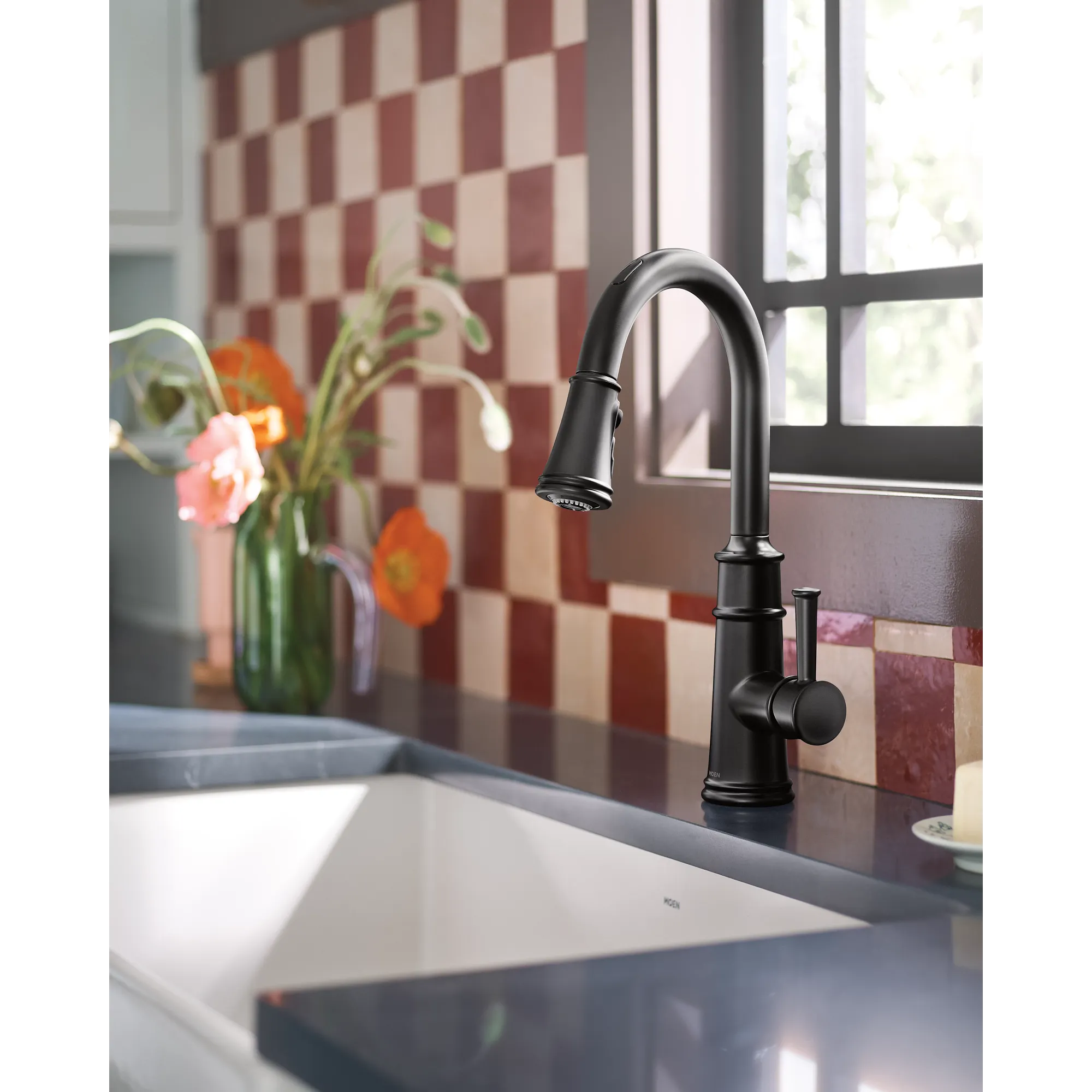 Belfield Smart Kitchen One-Handle High Arc Pulldown Kitchen Faucet - Image 8