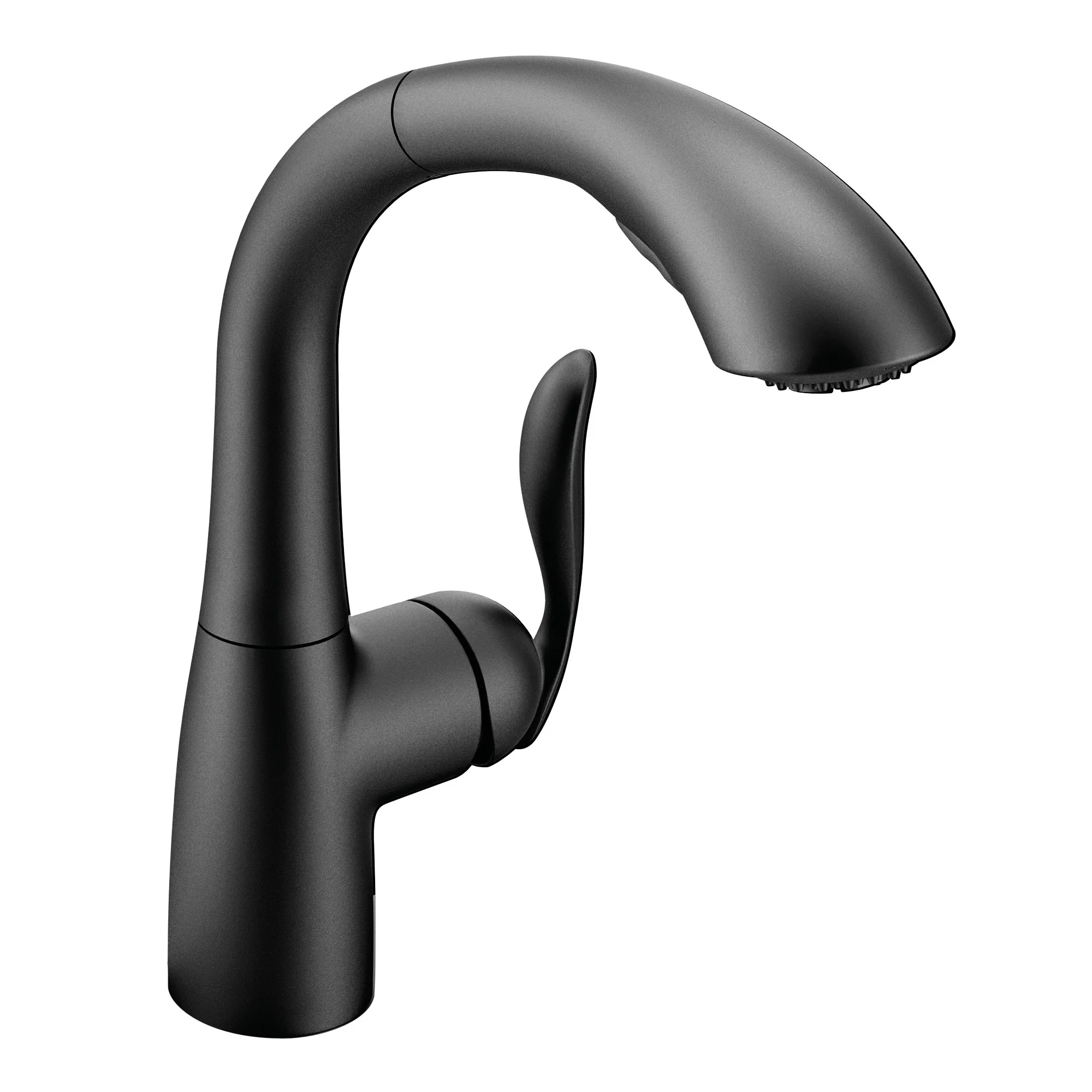 Arbor Chrome One-Handle High Arc Pullout Kitchen Faucet - Image 4