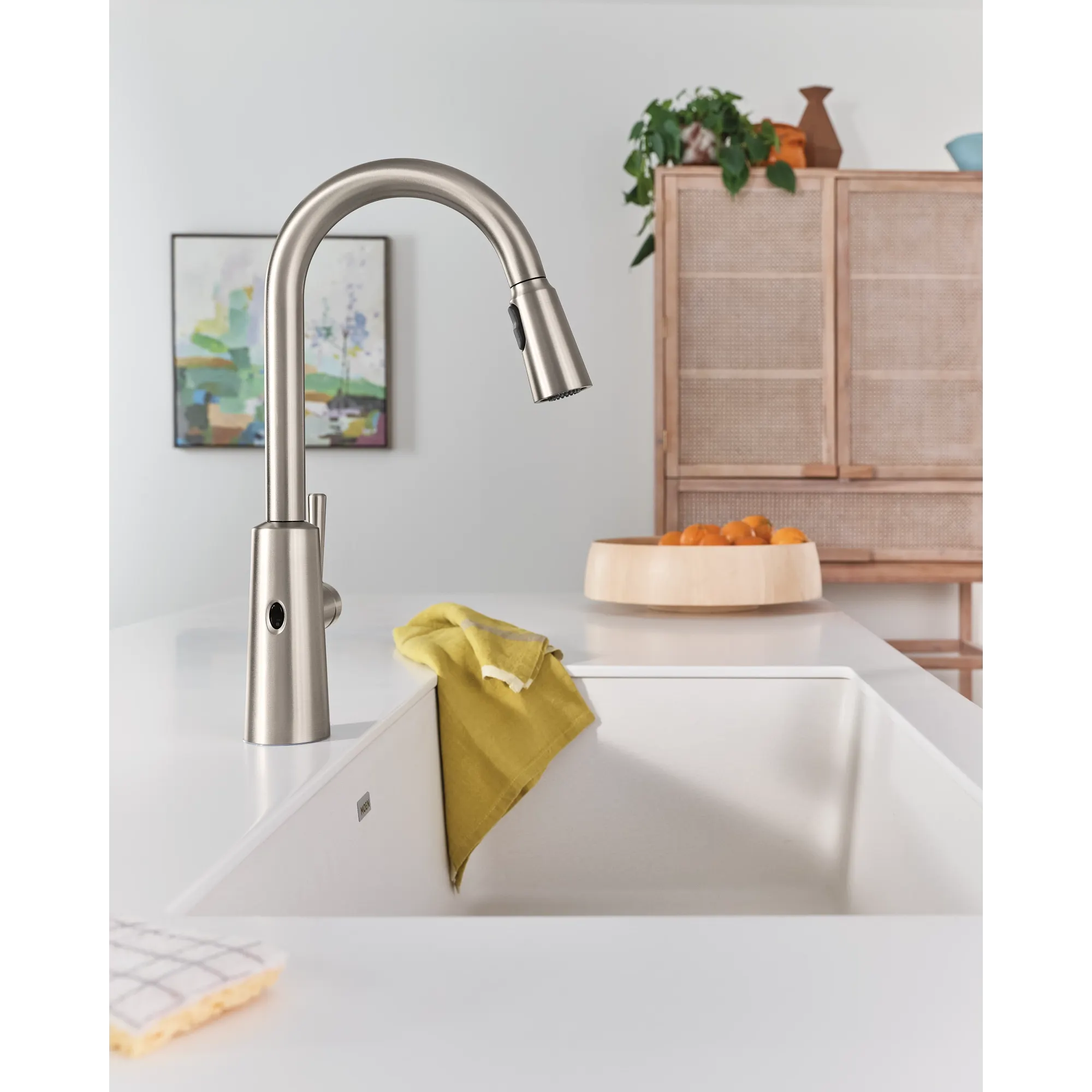 Riley MotionSense Wave One-Handle Pulldown Touchless Kitchen Faucet - Image 37