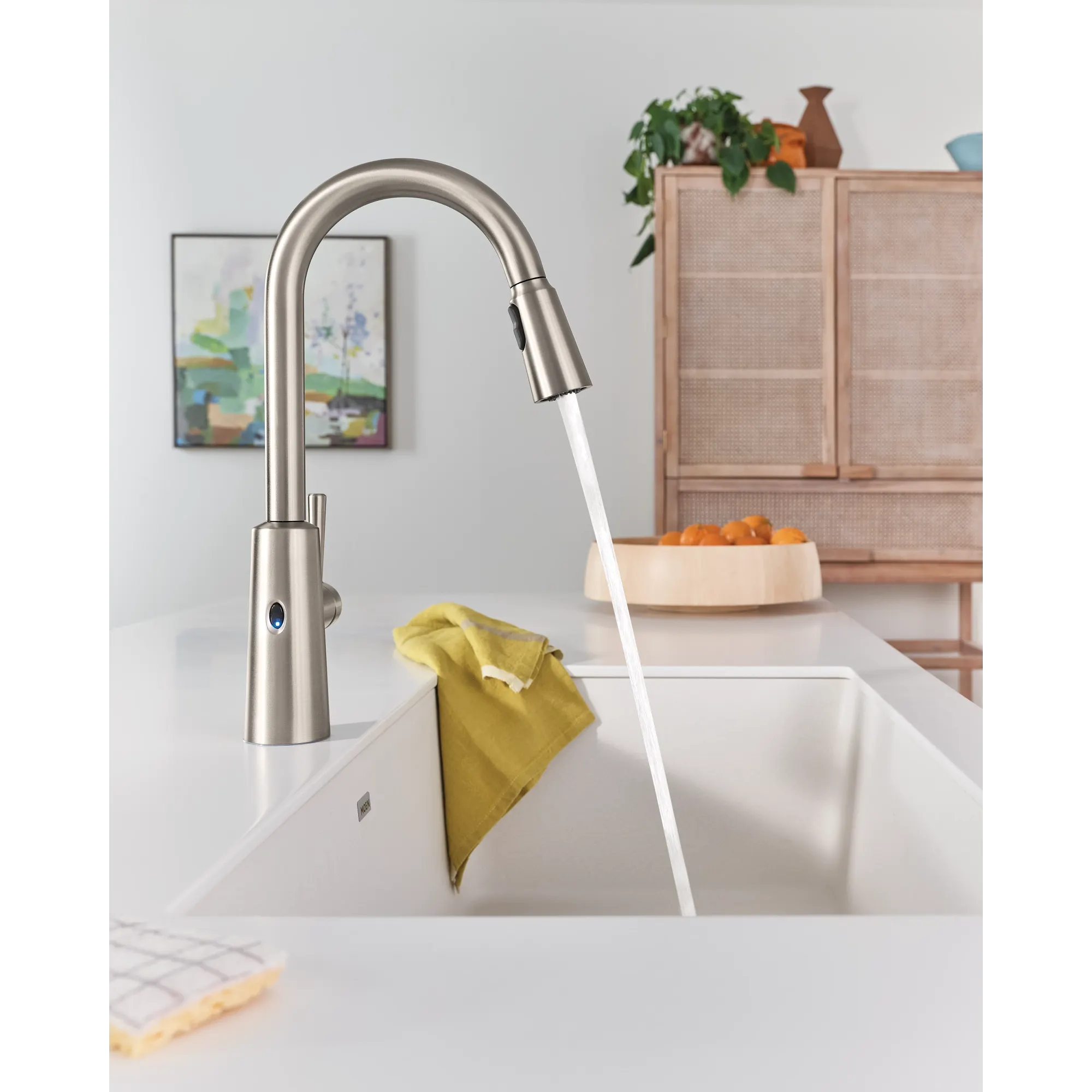 Riley MotionSense Wave One-Handle Pulldown Touchless Kitchen Faucet - Image 38