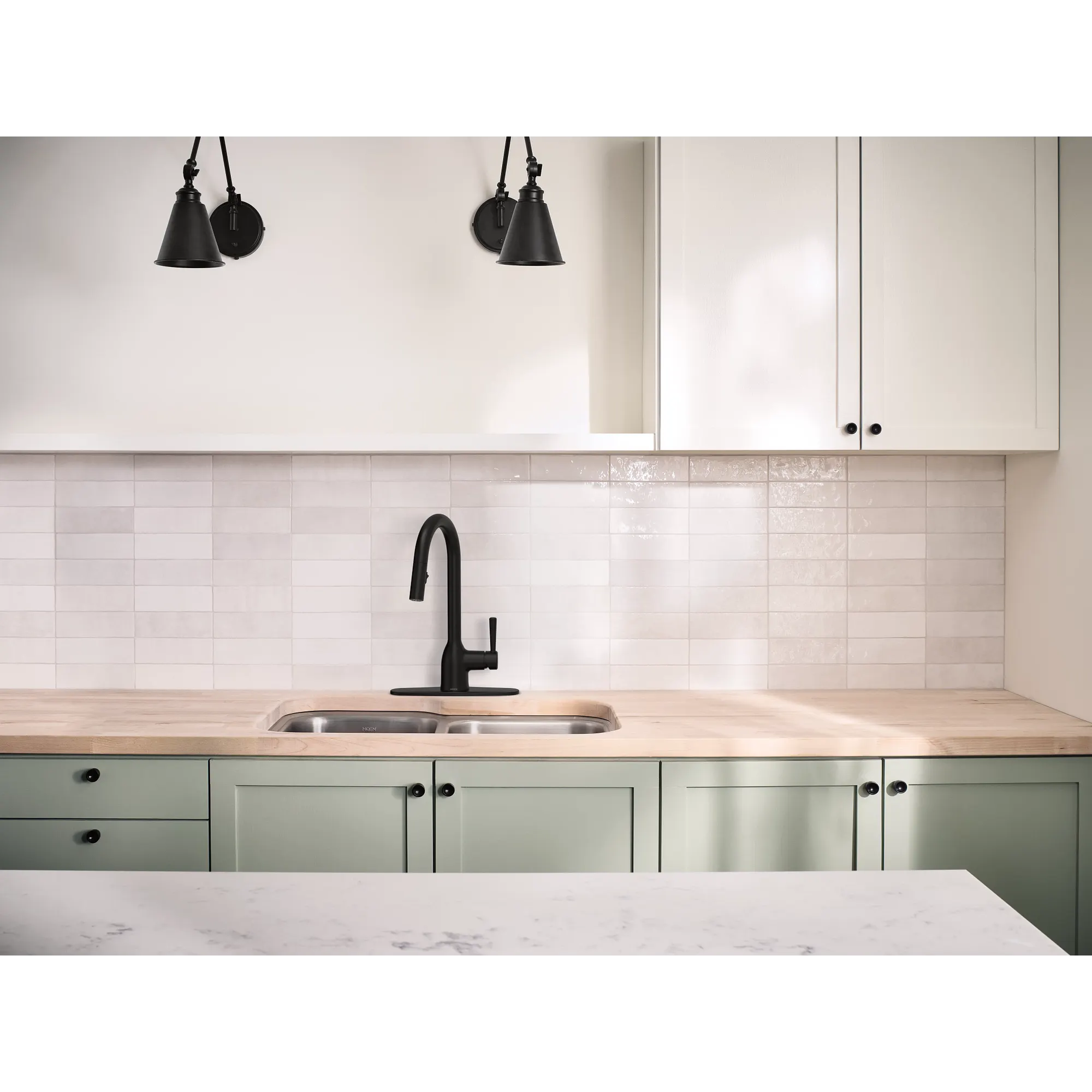 Chateau Matte black one-handle kitchen faucet - Image 7