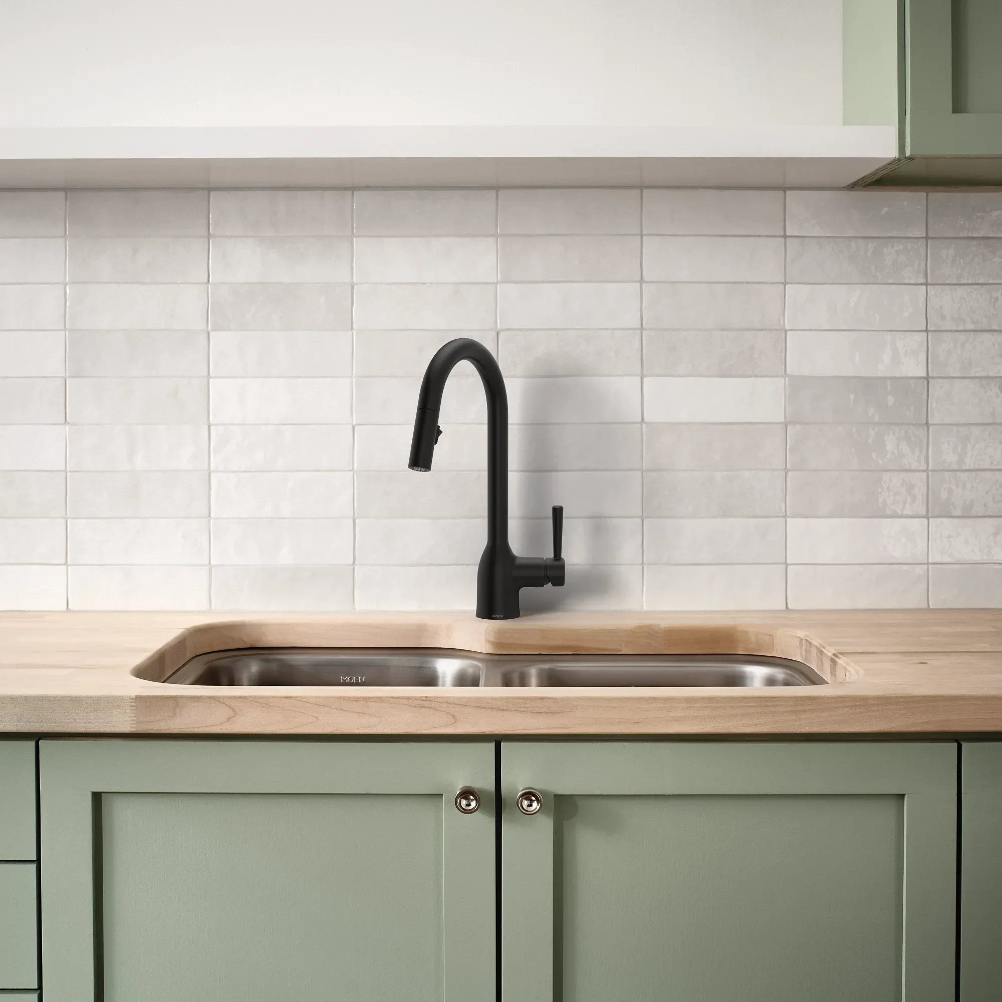 Chateau Matte black one-handle kitchen faucet - Image 8