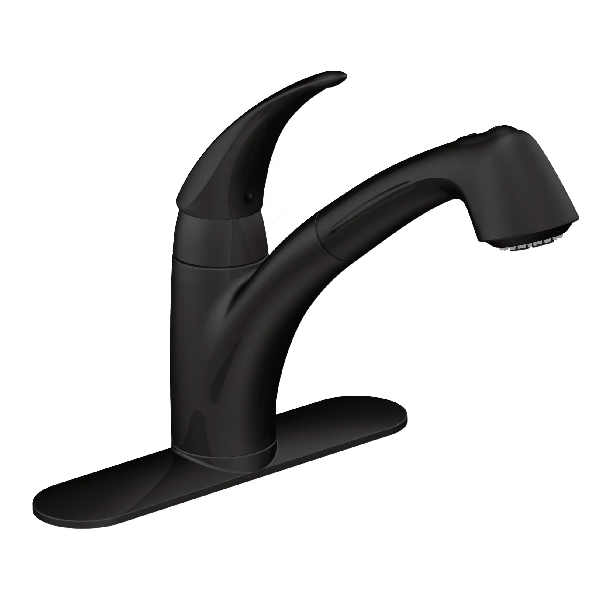 Extensa Chrome one-handle pullout kitchen faucet - Image 2