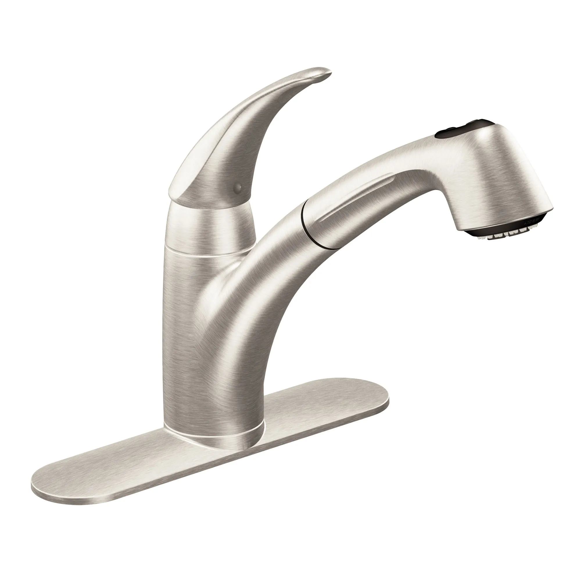 Extensa Chrome one-handle pullout kitchen faucet - Image 4