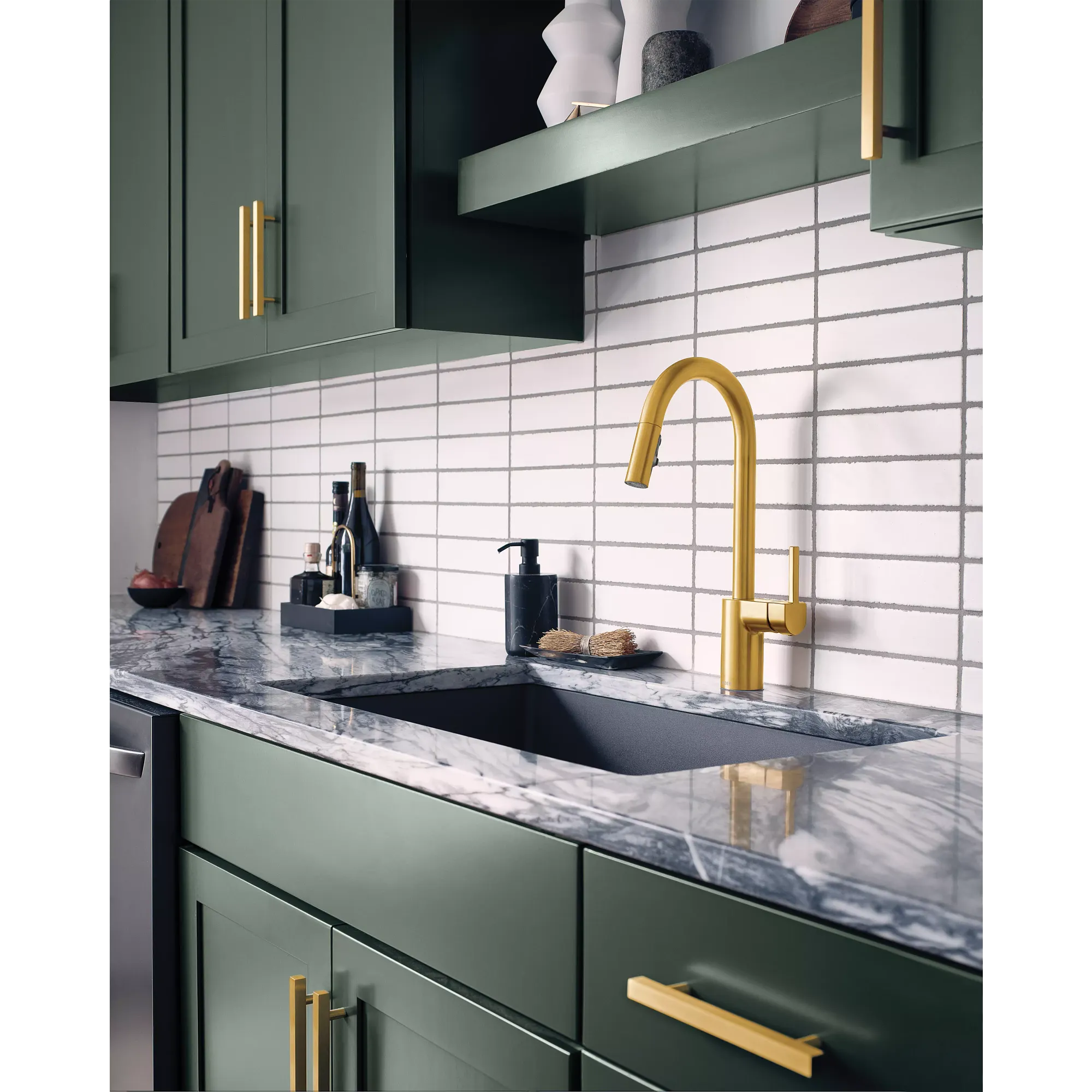 Align One-Handle High Arc Pulldown Kitchen Faucet - Image 26