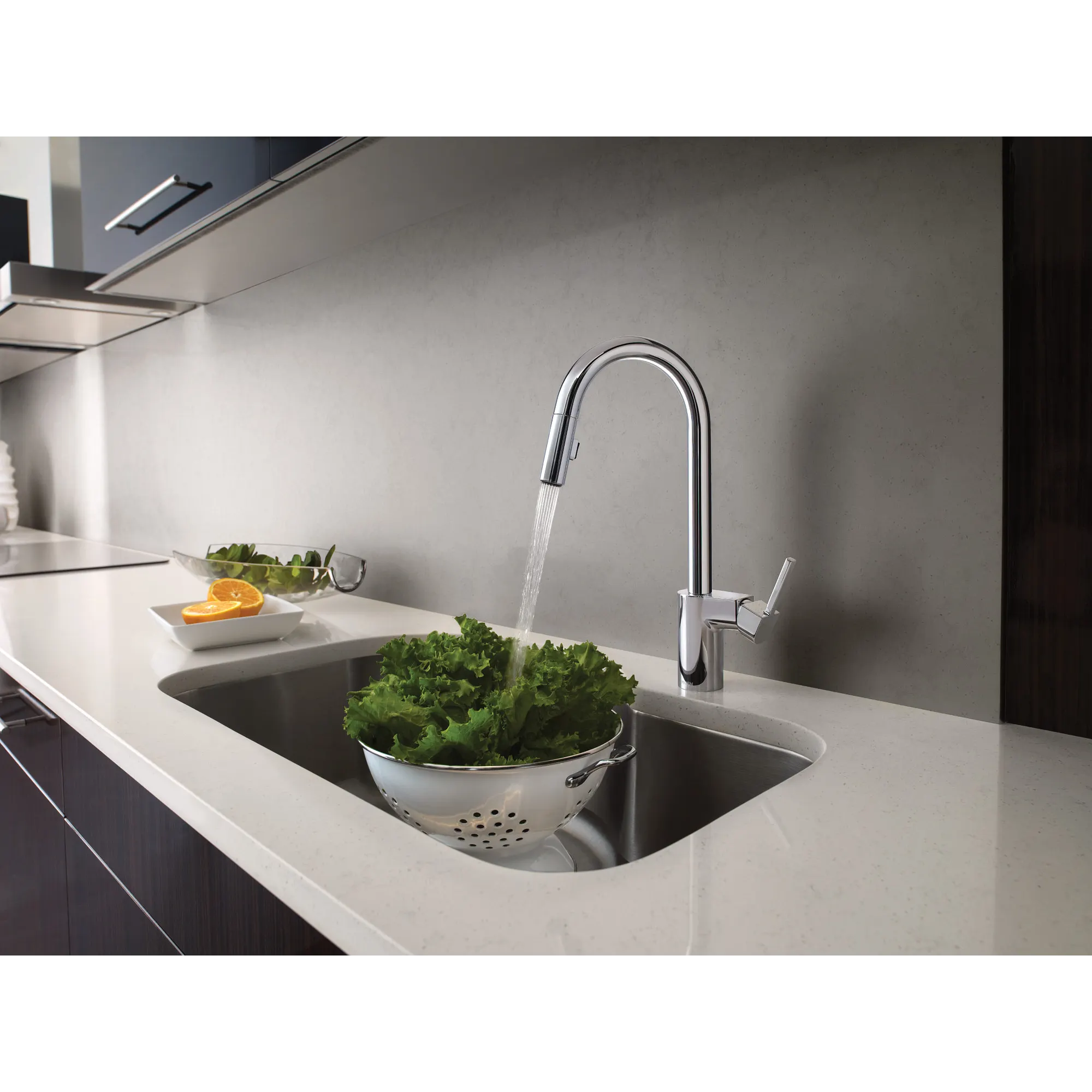 Align One-handle High Arc Pulldown Kitchen Faucet - Image 4