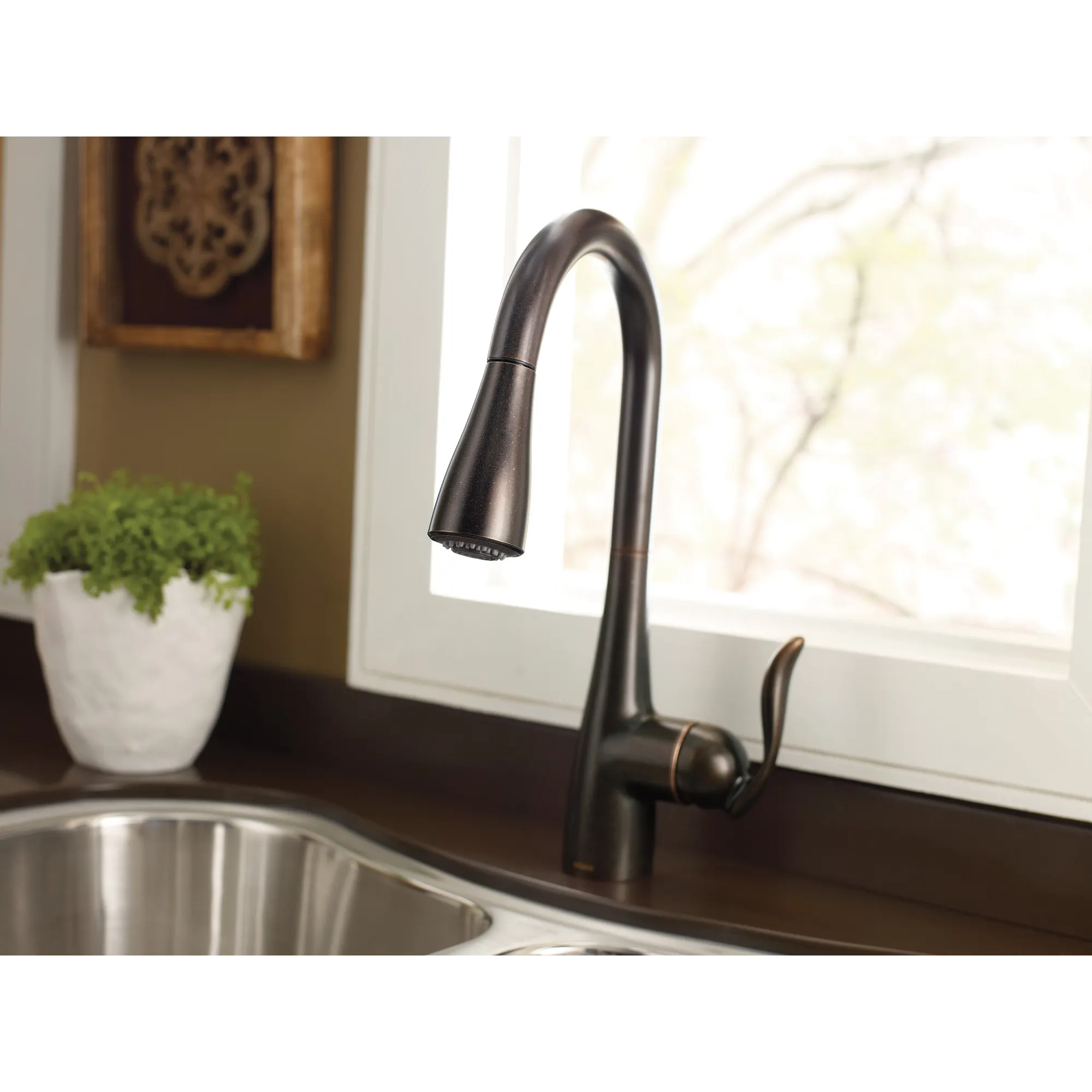 Arbor One-Handle High Arc Pulldown Kitchen Faucet - Image 17