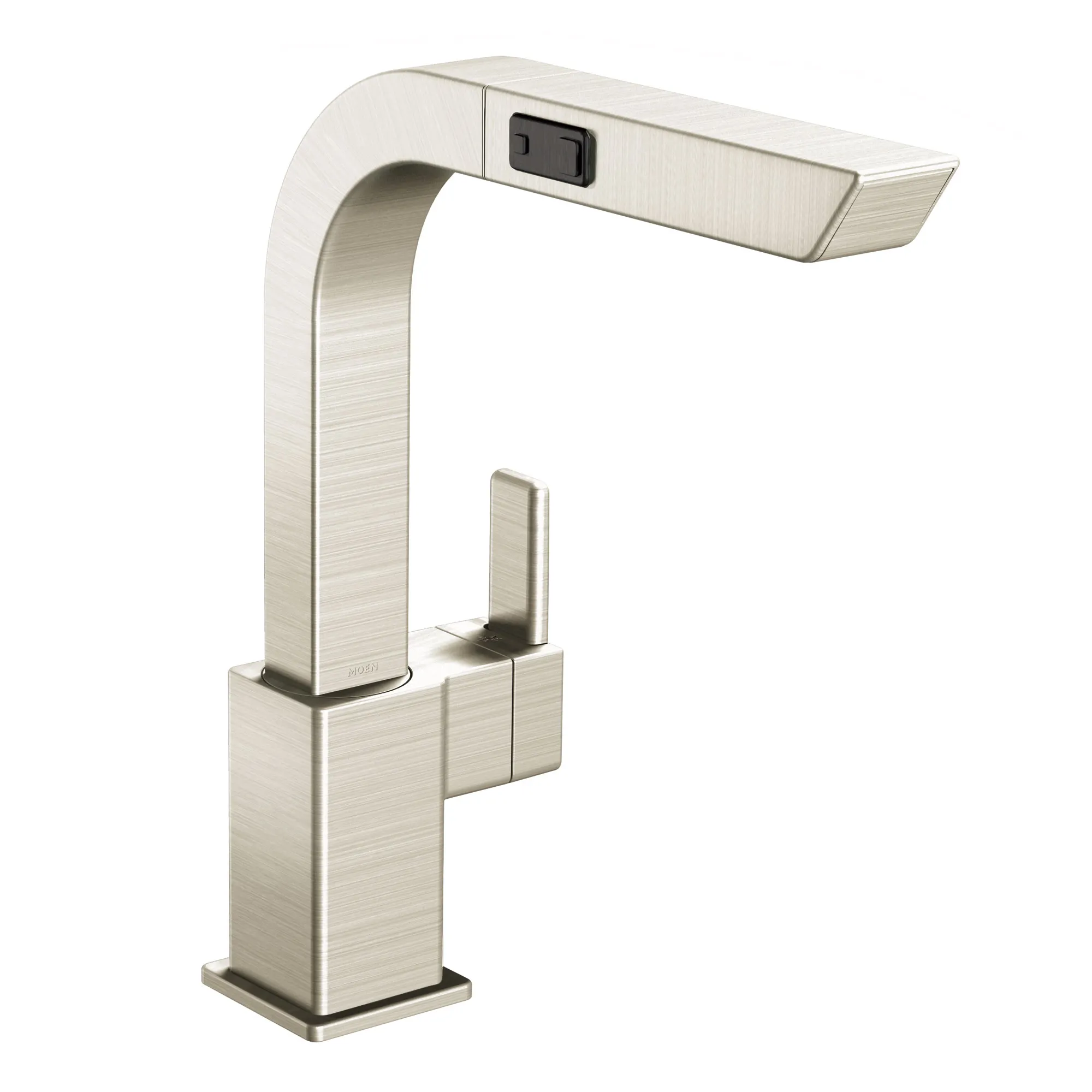 90 Degree Chrome one-handle high arc pullout kitchen faucet - Image 2