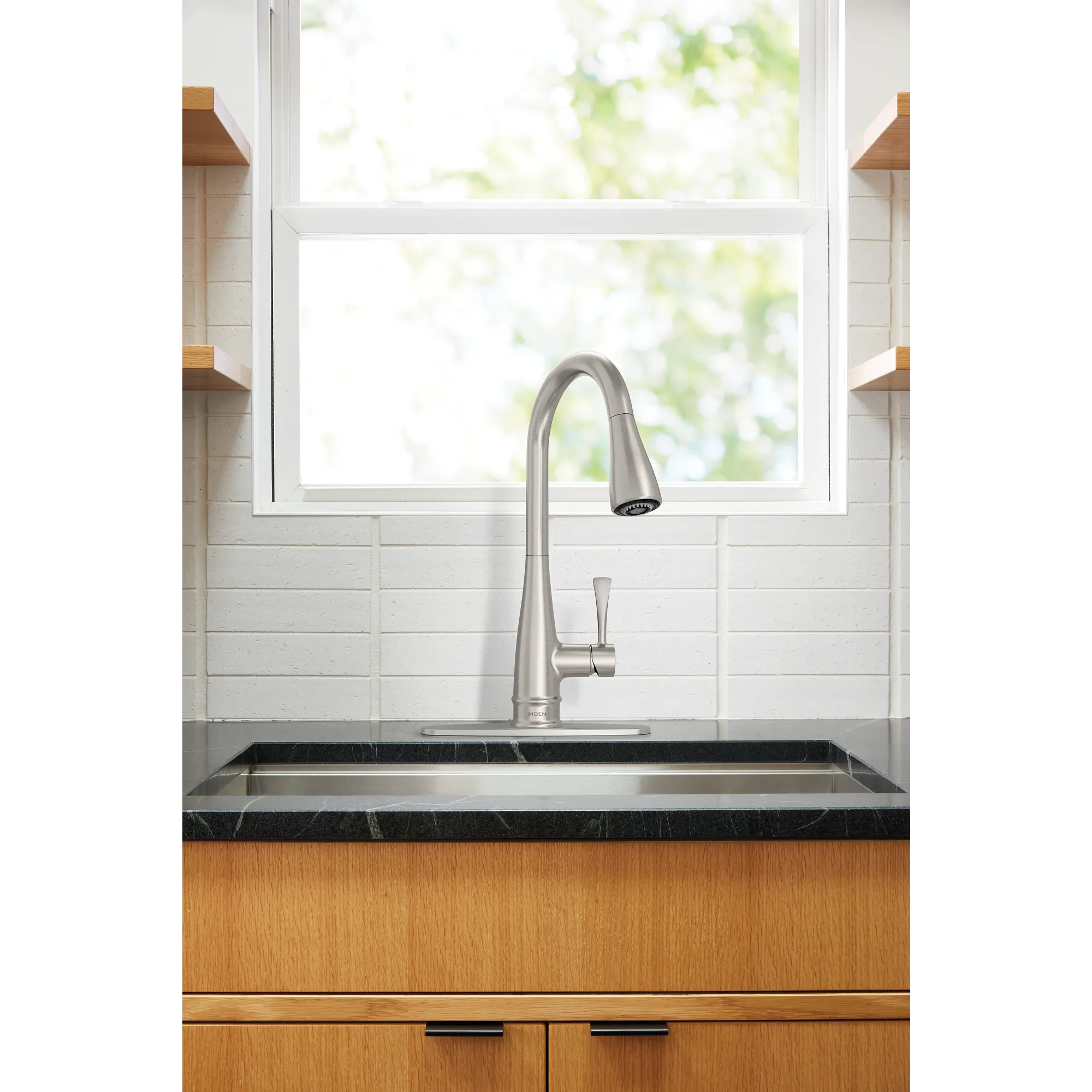 Riverwood Chrome one-handle kitchen faucet - Image 15